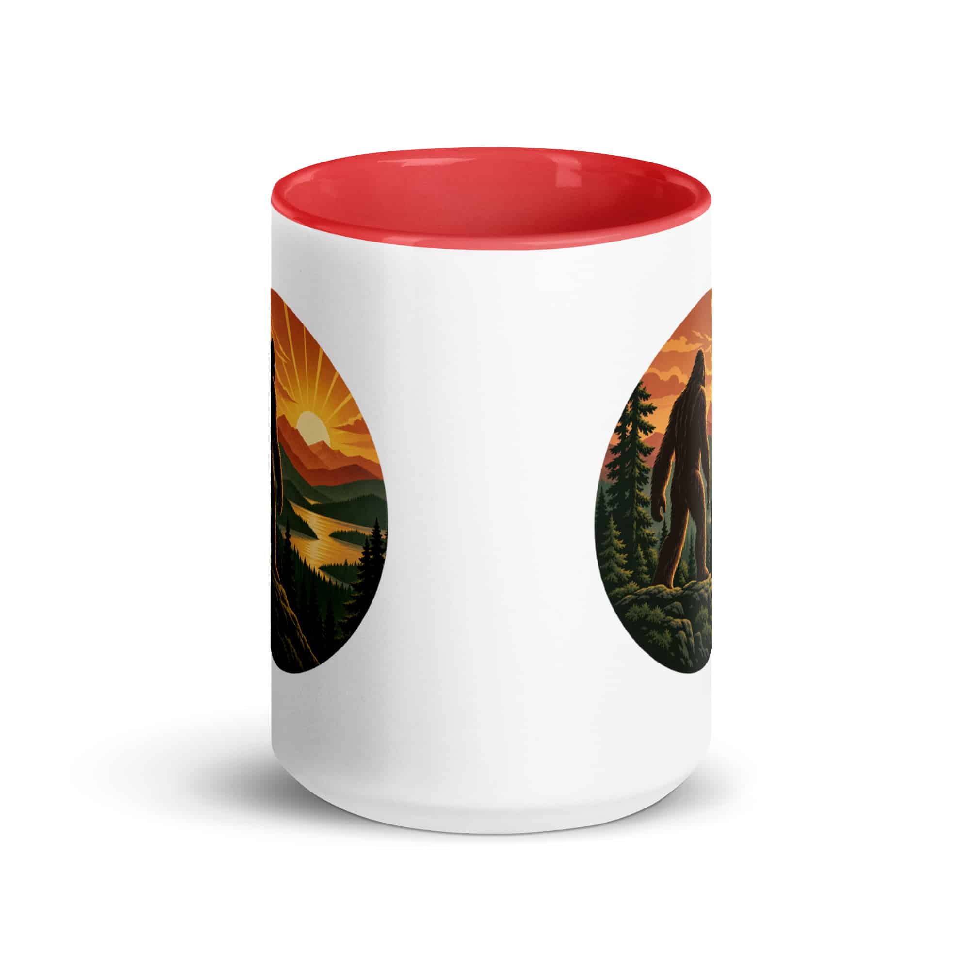 Sunrise Bigfoot Color Inside Mug