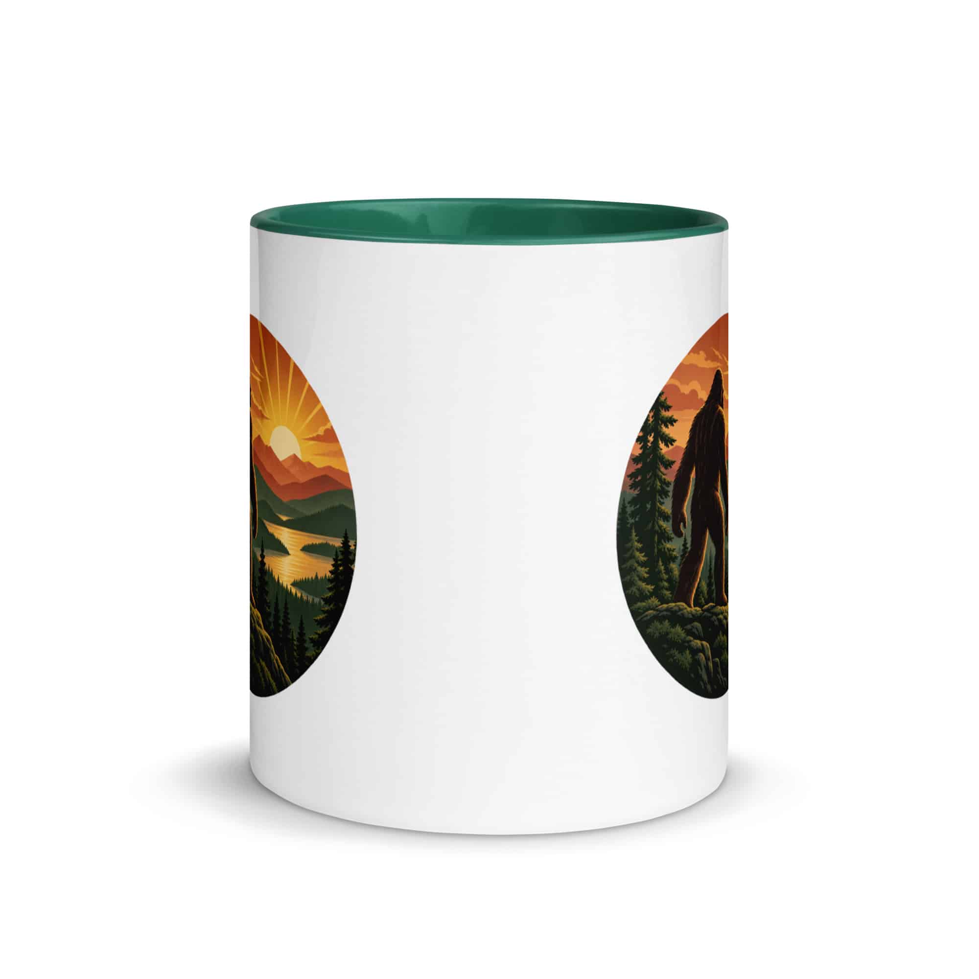 Sunrise Bigfoot Color Inside Mug
