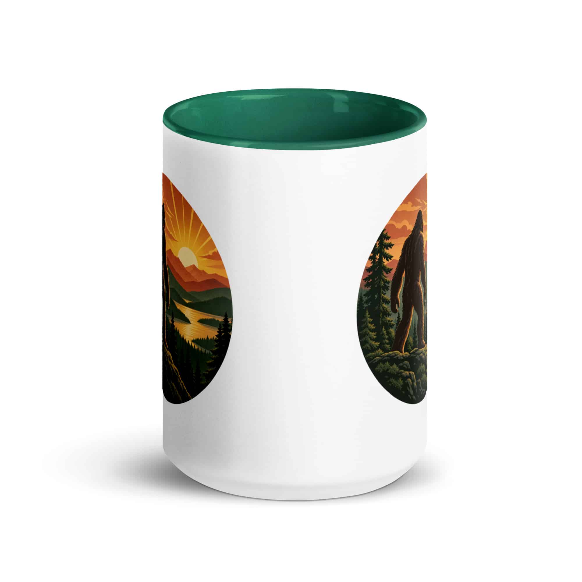 Sunrise Bigfoot Color Inside Mug