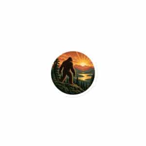 24 Bigfoot Sunrise Die-Cut Magnet - 3″×3″ - Main