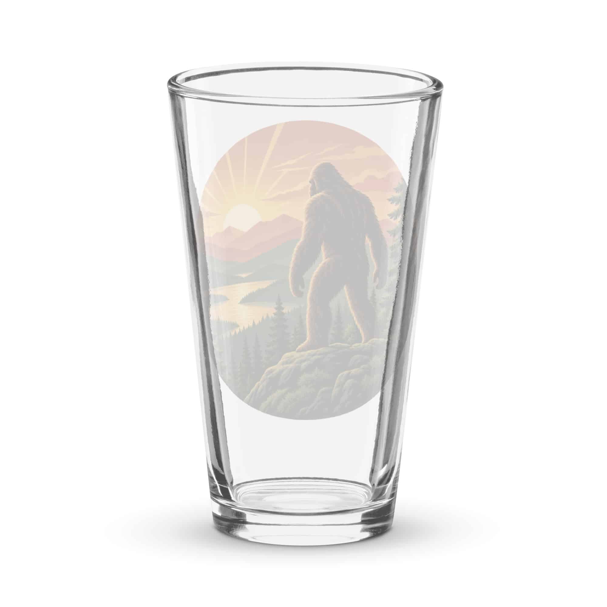 Sunrise Bigfoot Pint Glass
