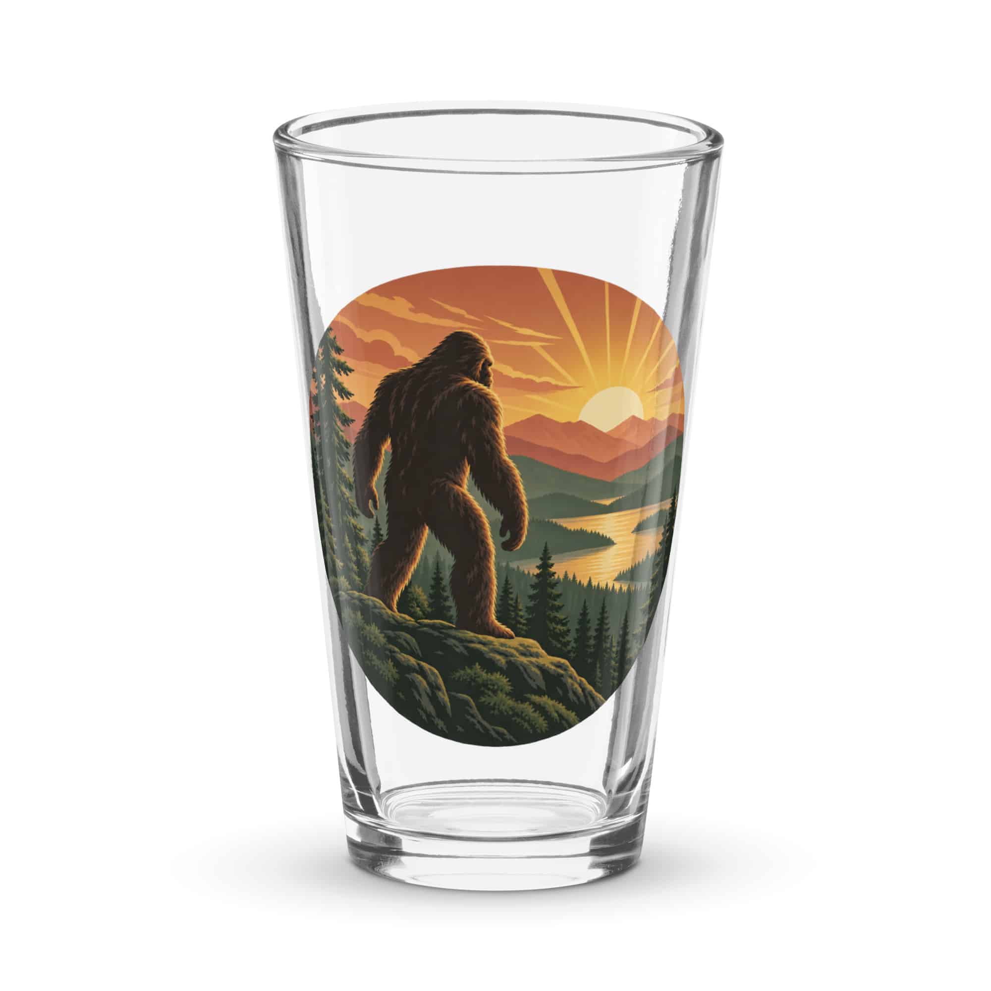 Sunrise Bigfoot Pint Glass
