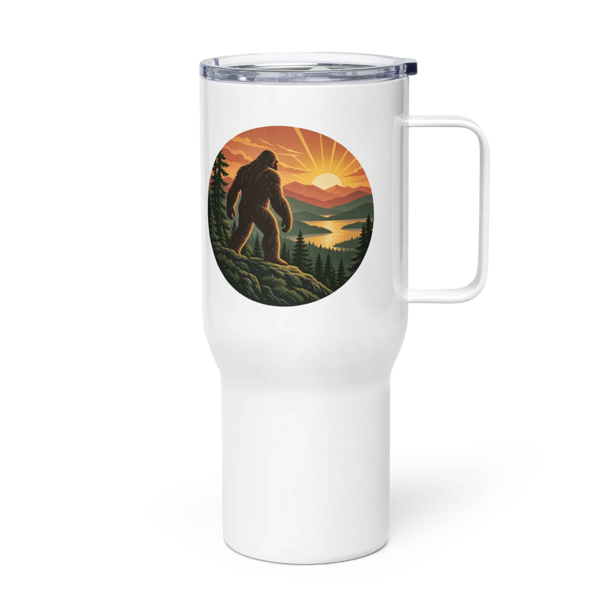 Bigfoot Mountain Sunrise Travel Mug