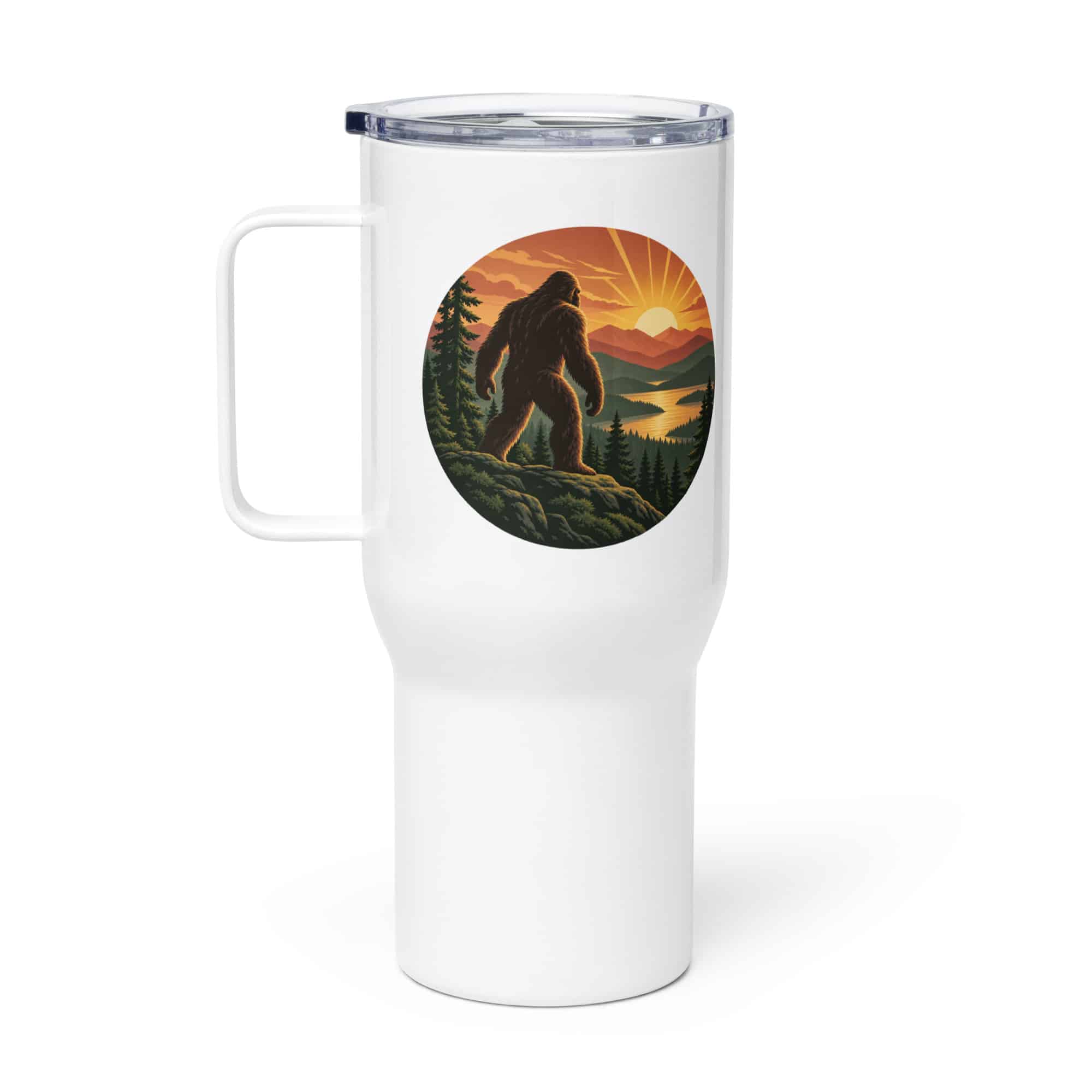 Bigfoot Mountain Sunrise Travel Mug