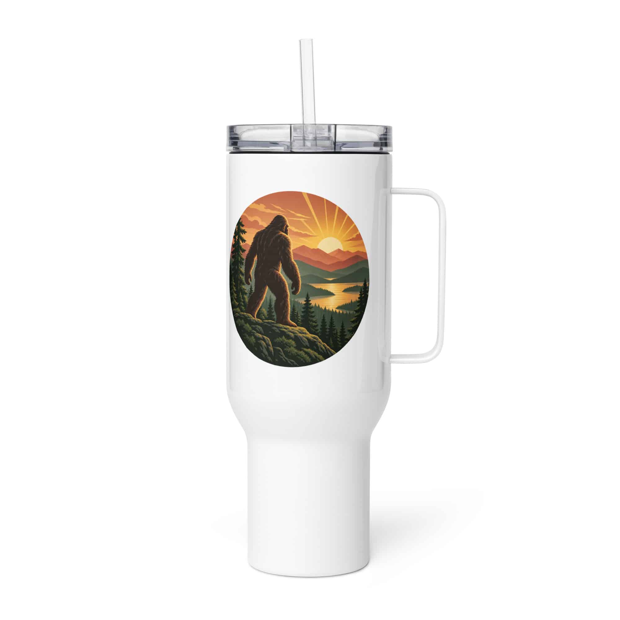 Bigfoot Mountain Sunrise Travel Mug