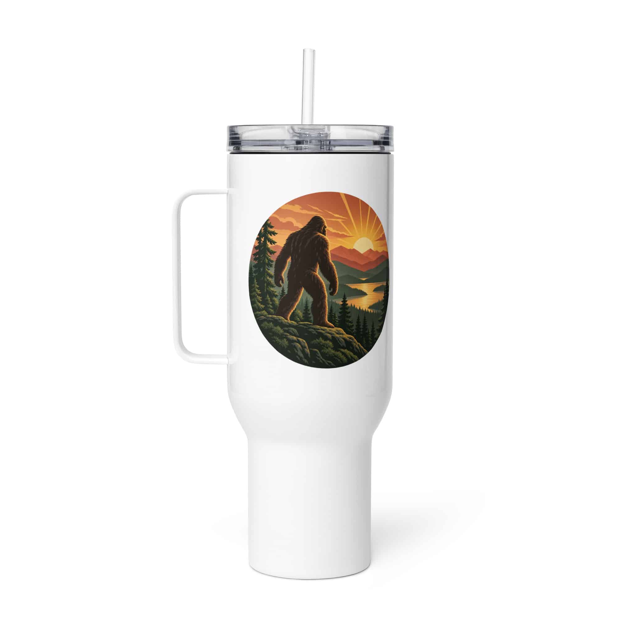 Bigfoot Mountain Sunrise Travel Mug