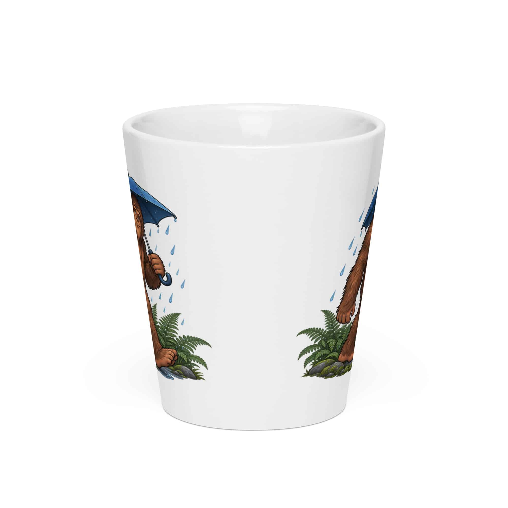 Bigfoot Rainy Trail Latte Mug