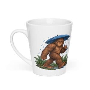 25 Bigfoot Rainy Trail Latte Mug - 12 oz - Main