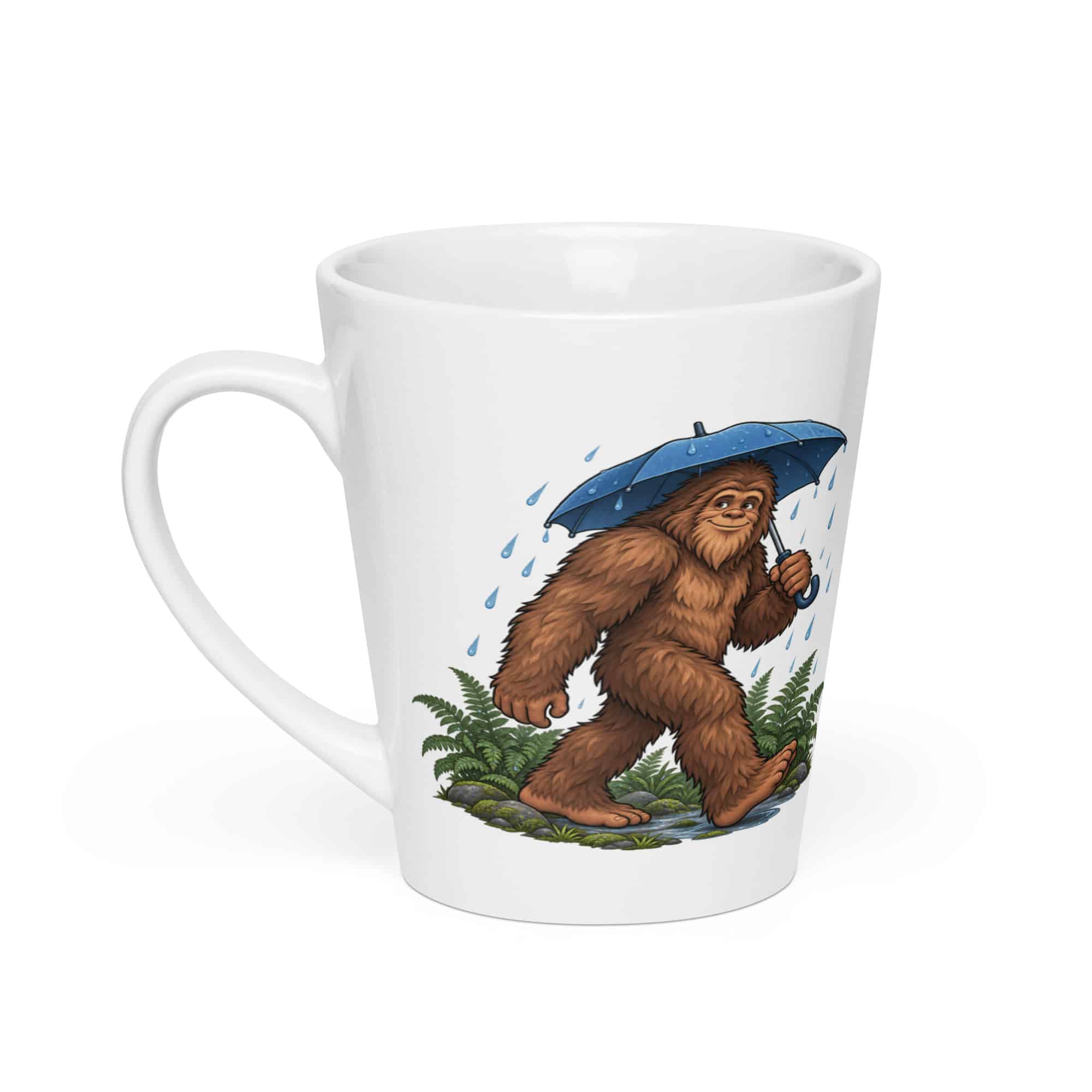 Bigfoot Rainy Trail Latte Mug