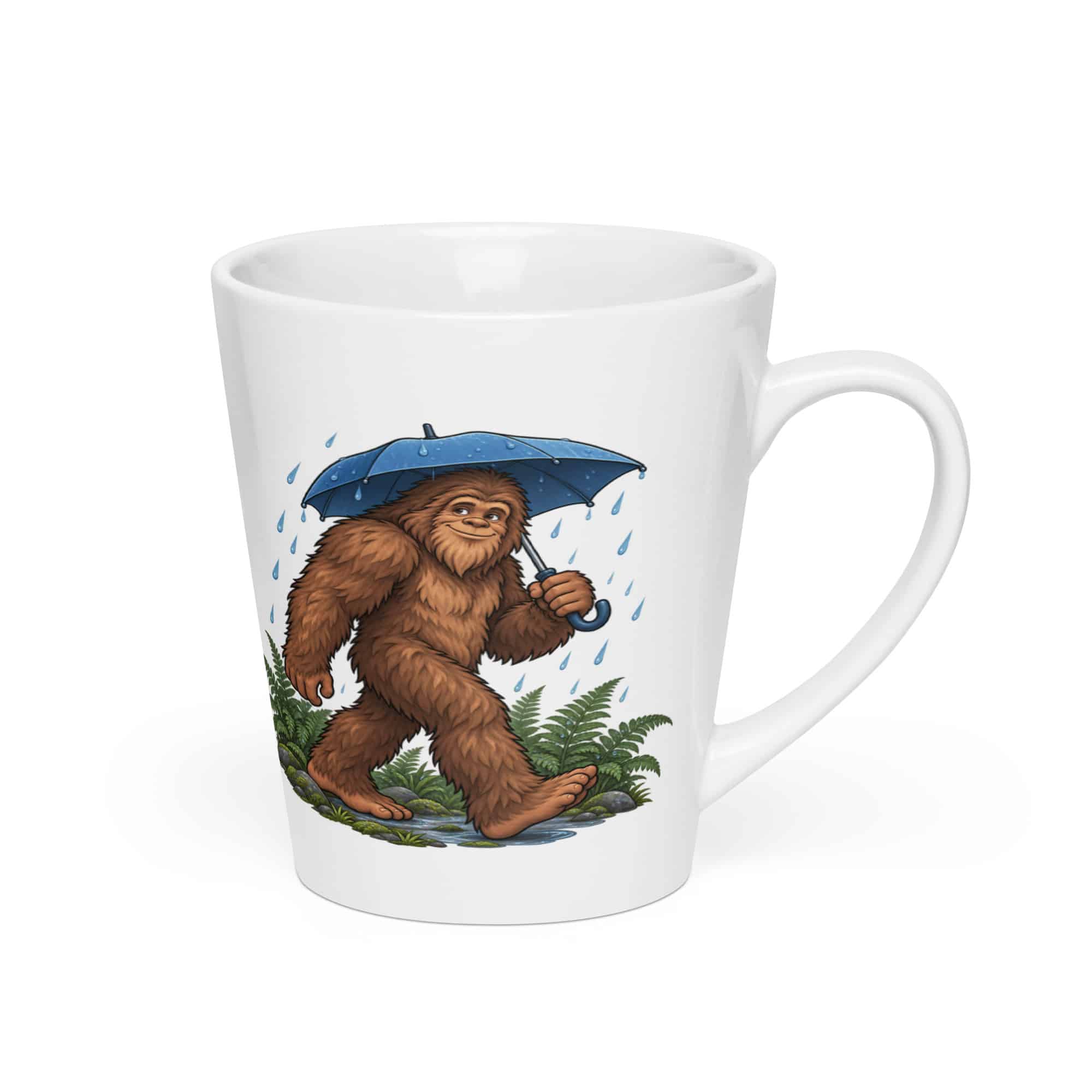Bigfoot Rainy Trail Latte Mug