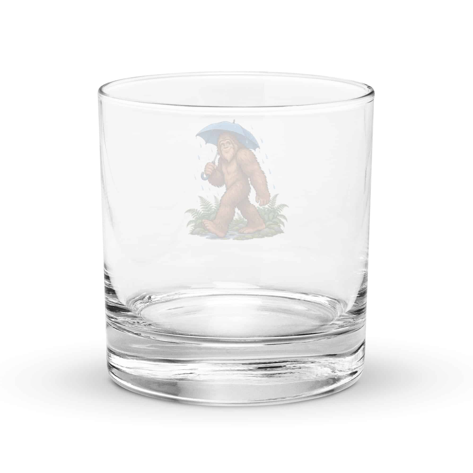 Rainy Trail Bigfoot Rocks Glass
