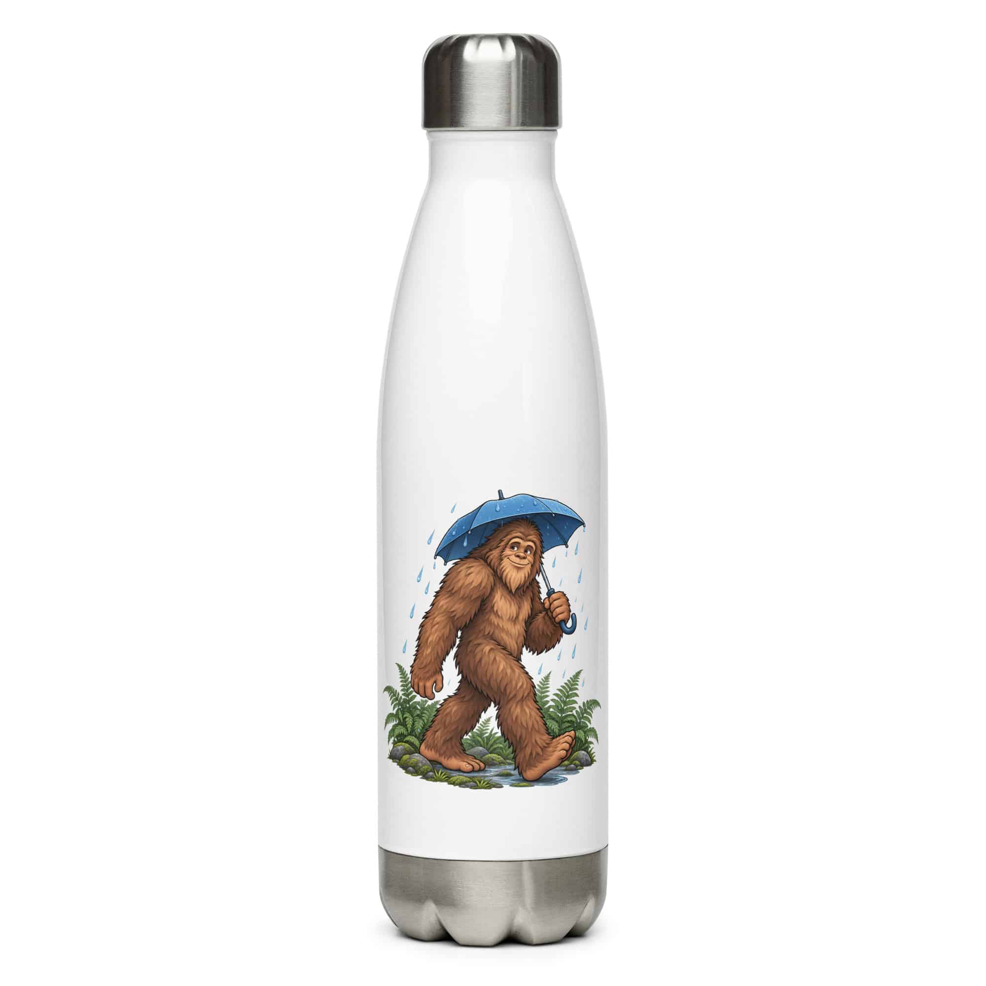 Rainy Trail Bigfoot Water Bottle