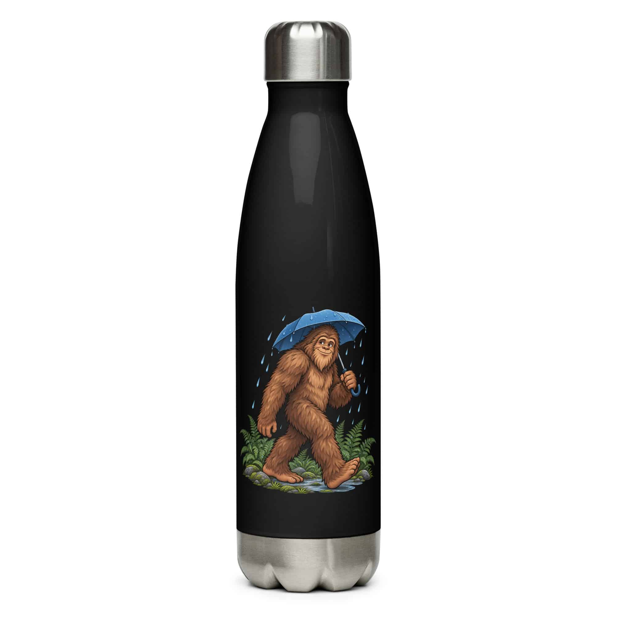 Rainy Trail Bigfoot Water Bottle