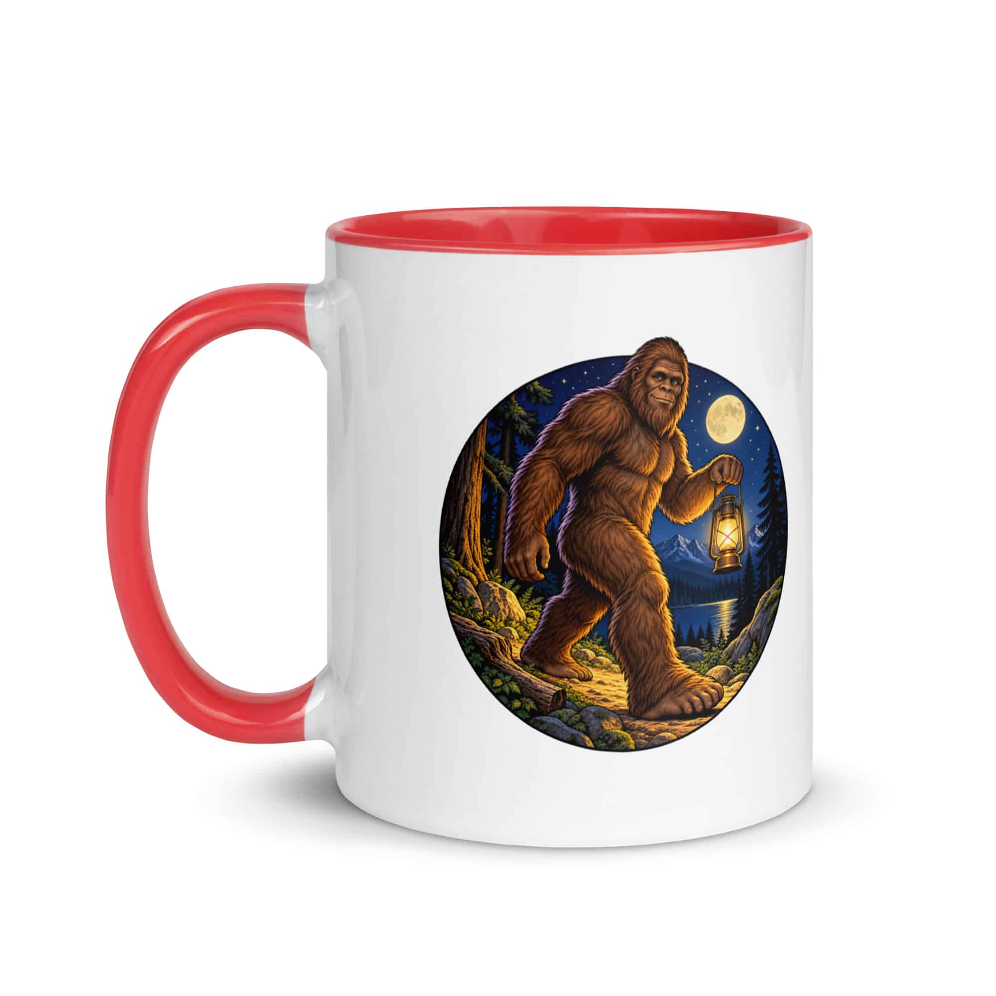 Lantern Bigfoot Color Inside Mug
