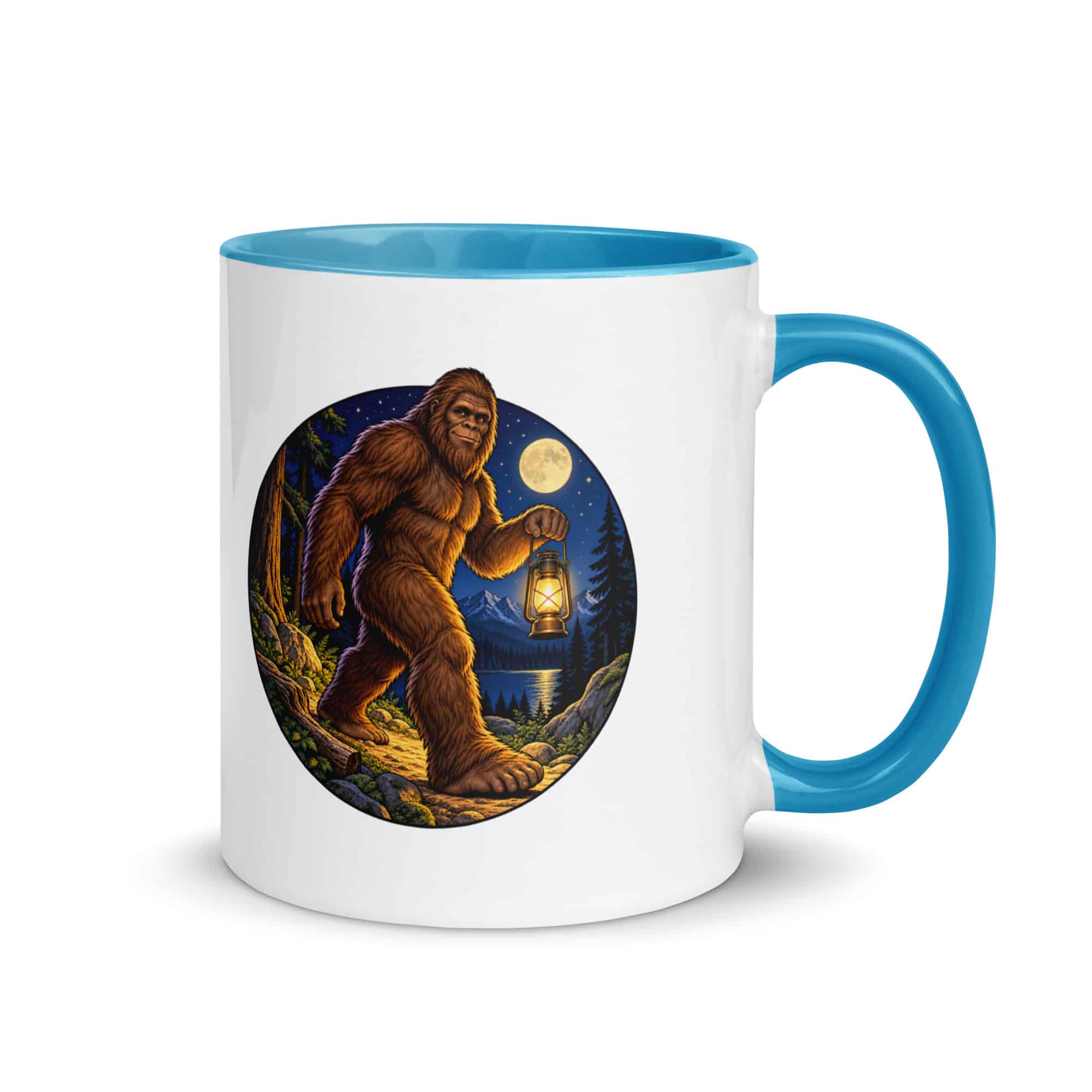 Lantern Bigfoot Color Inside Mug
