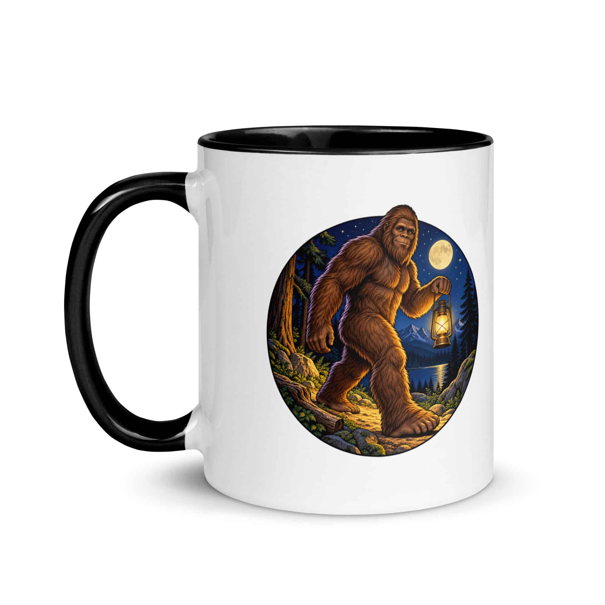 Lantern Bigfoot Color Inside Mug