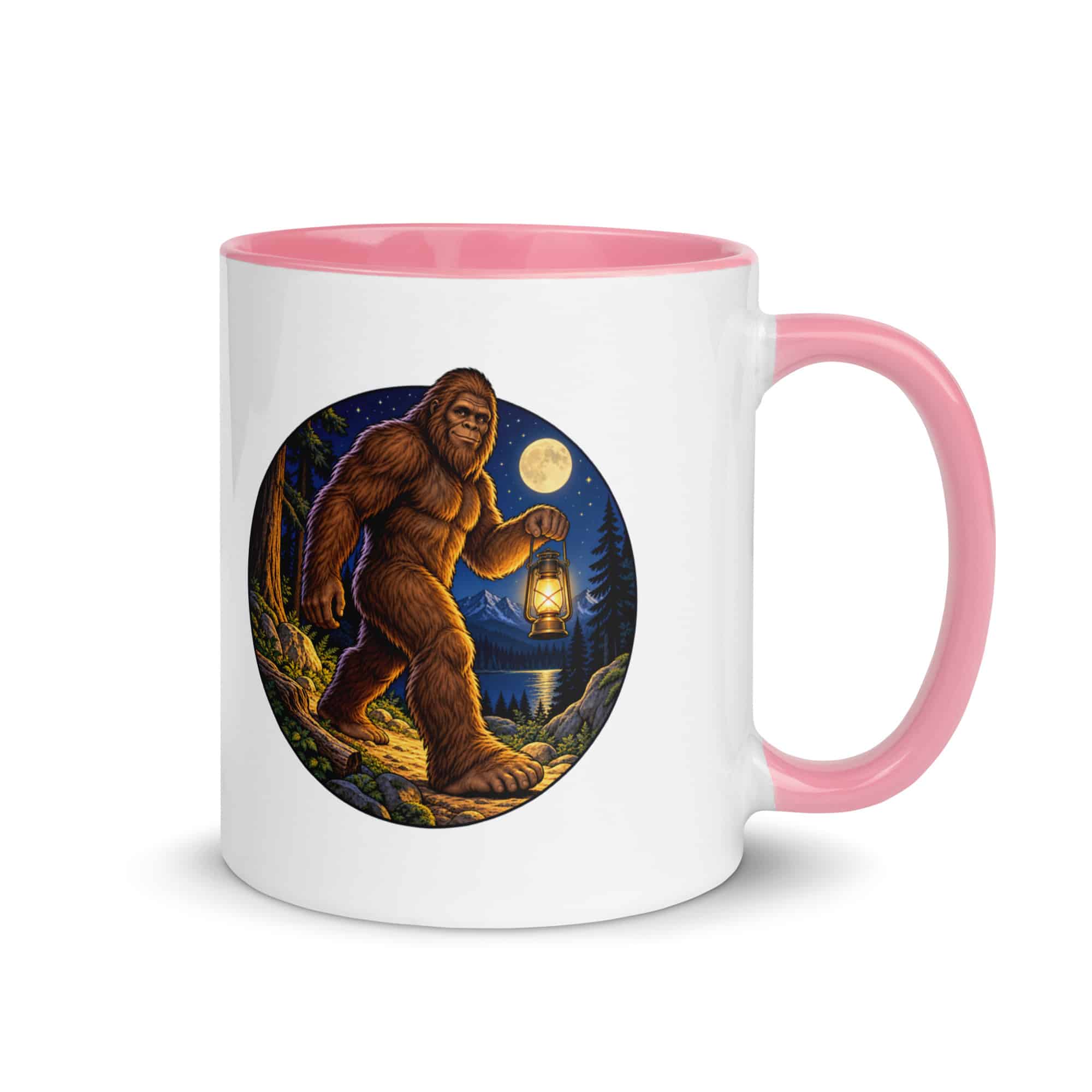 Lantern Bigfoot Color Inside Mug