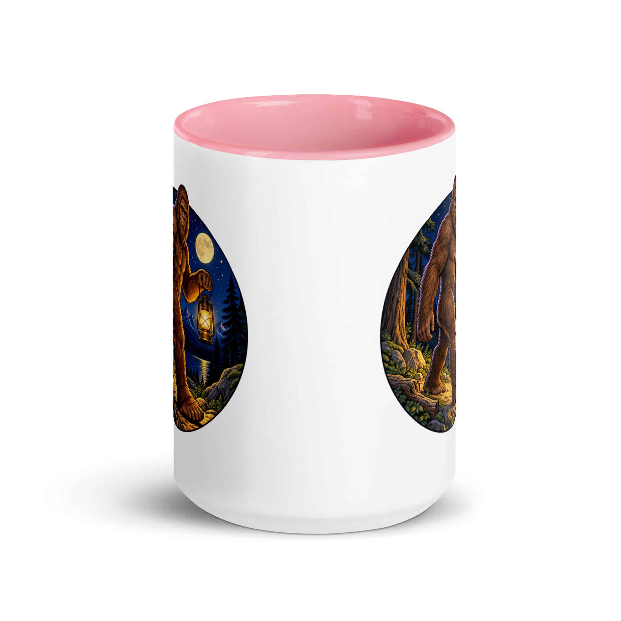 Lantern Bigfoot Color Inside Mug