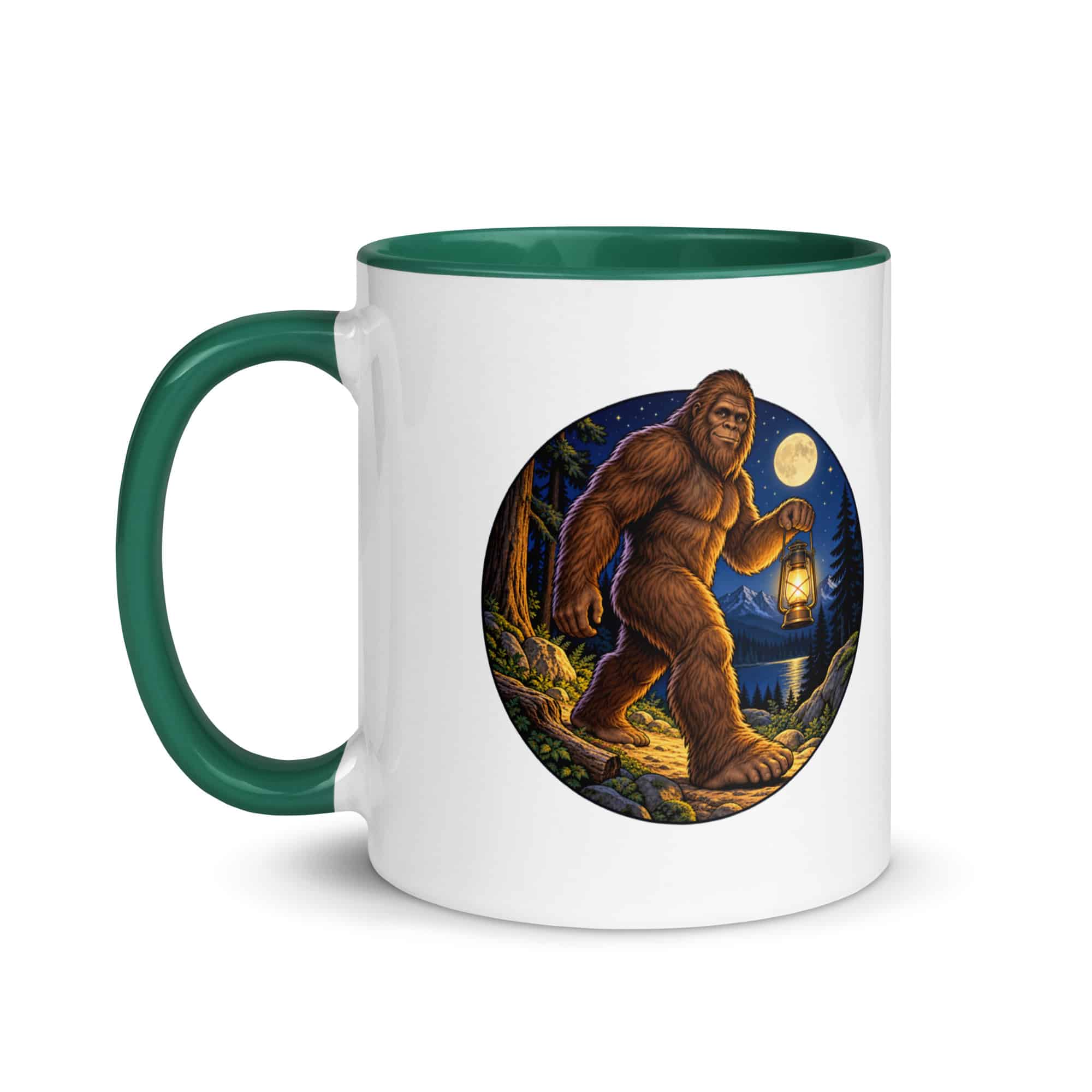 Lantern Bigfoot Color Inside Mug