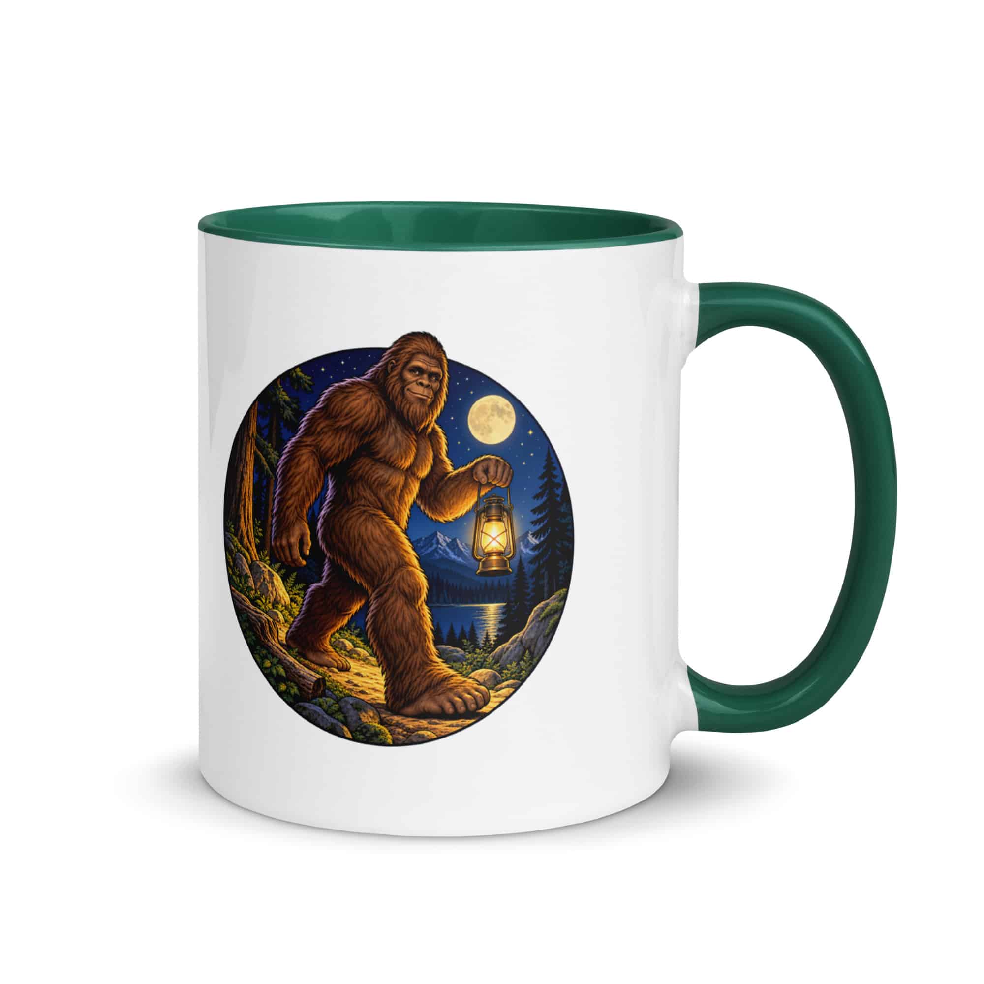 Lantern Bigfoot Color Inside Mug