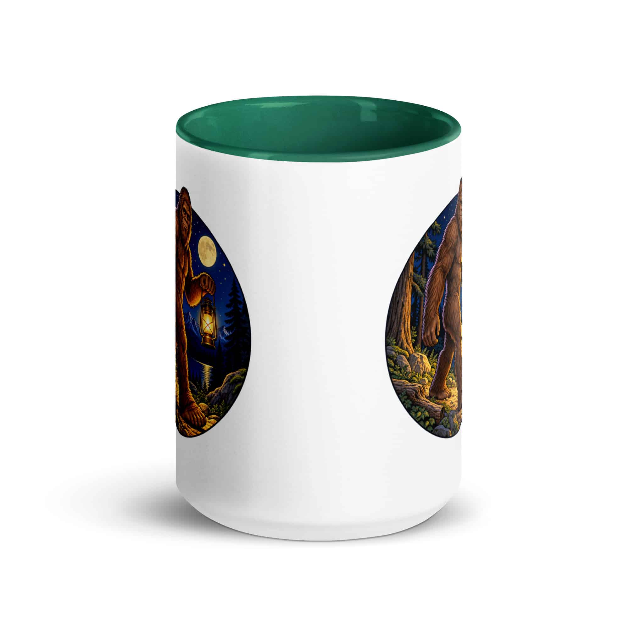 Lantern Bigfoot Color Inside Mug