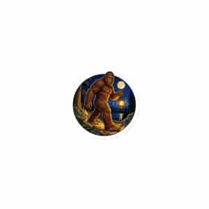 26 Bigfoot Lantern Die-Cut Magnet - 3″×3″ - Main