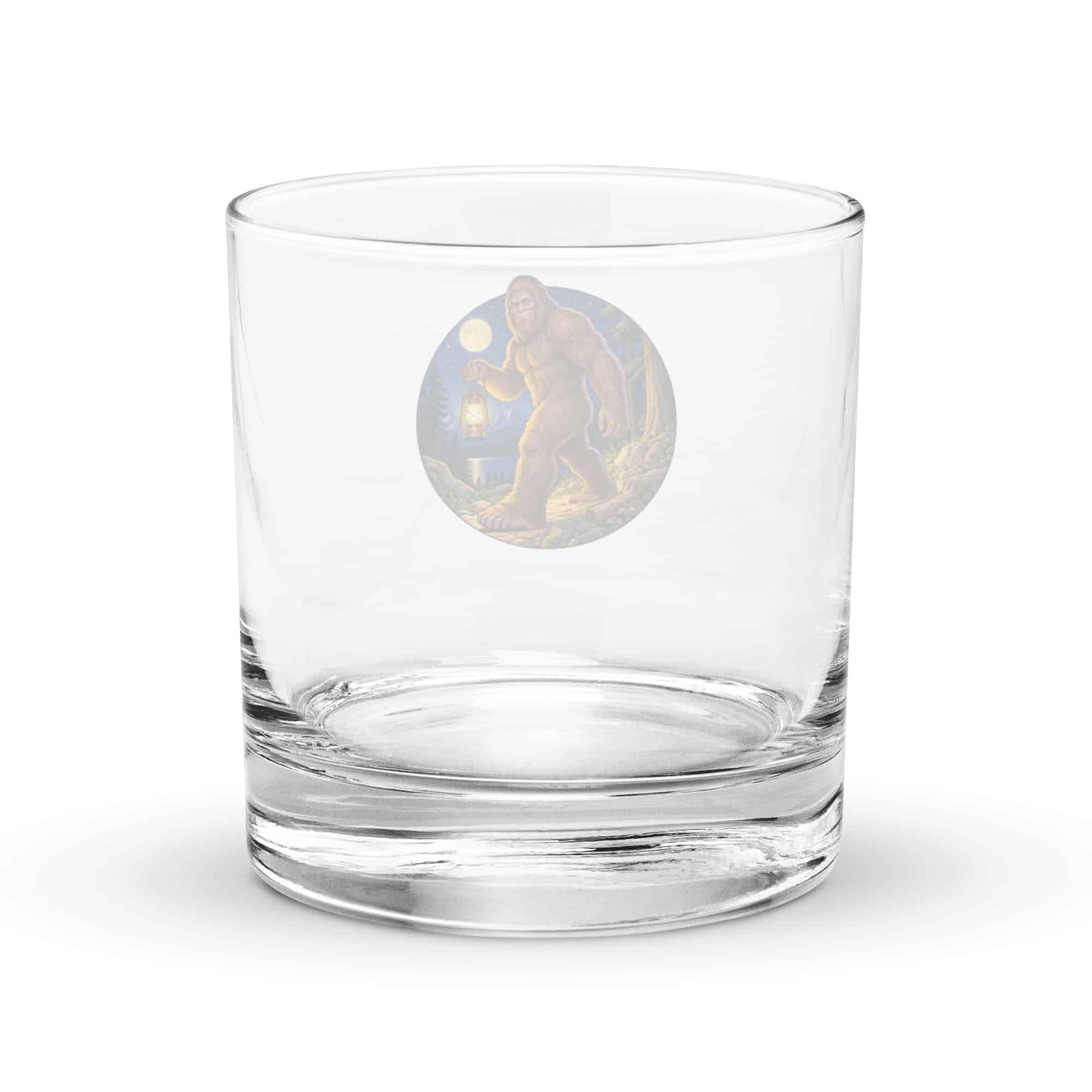 Lantern Bigfoot Rocks Glass