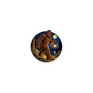 26 Bigfoot Lantern Vinyl Sticker - 3x3 - Main