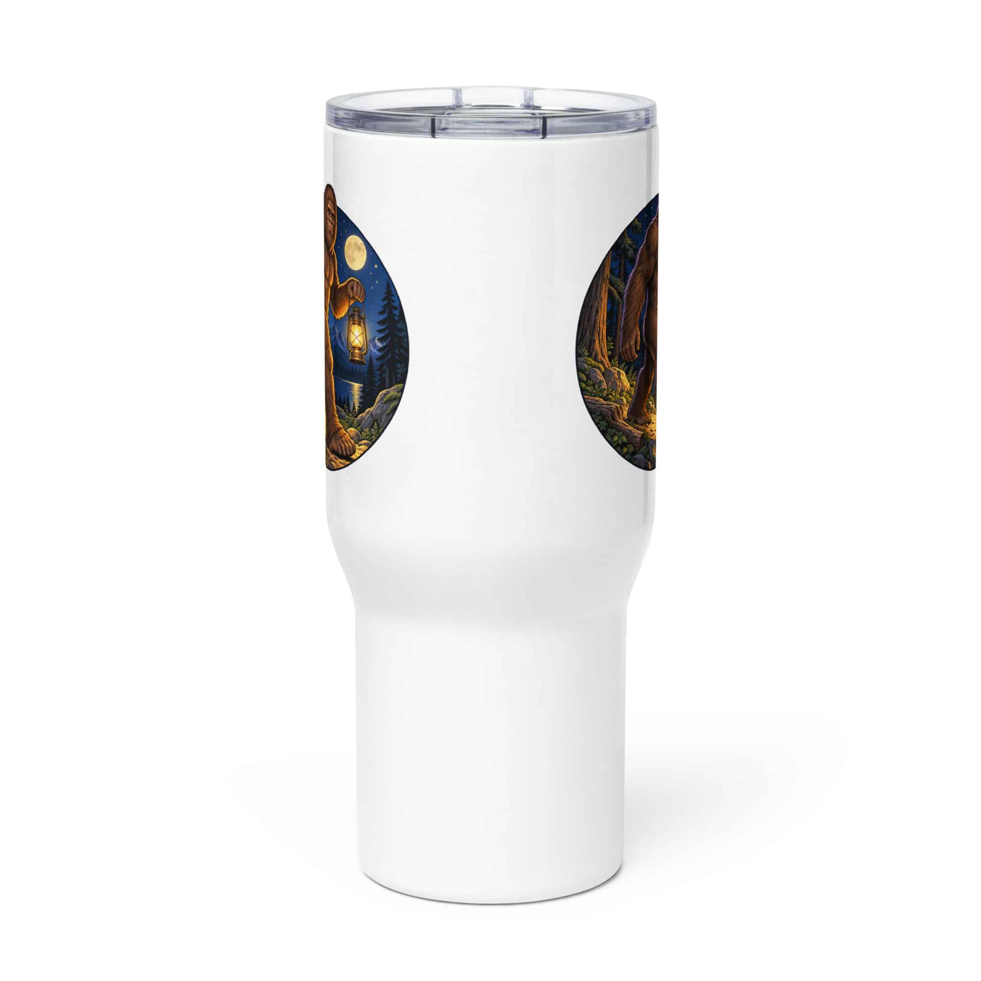 Bigfoot Lantern Night Walk Travel Mug