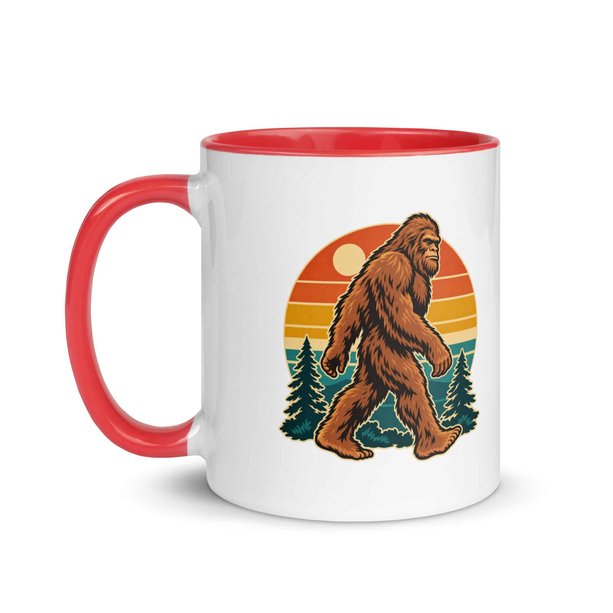 Retro Groove Bigfoot Color Inside Mug