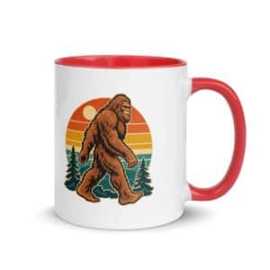 27 Bigfoot Retro Groove Color Inside Coffee Mug - 11 oz - Main