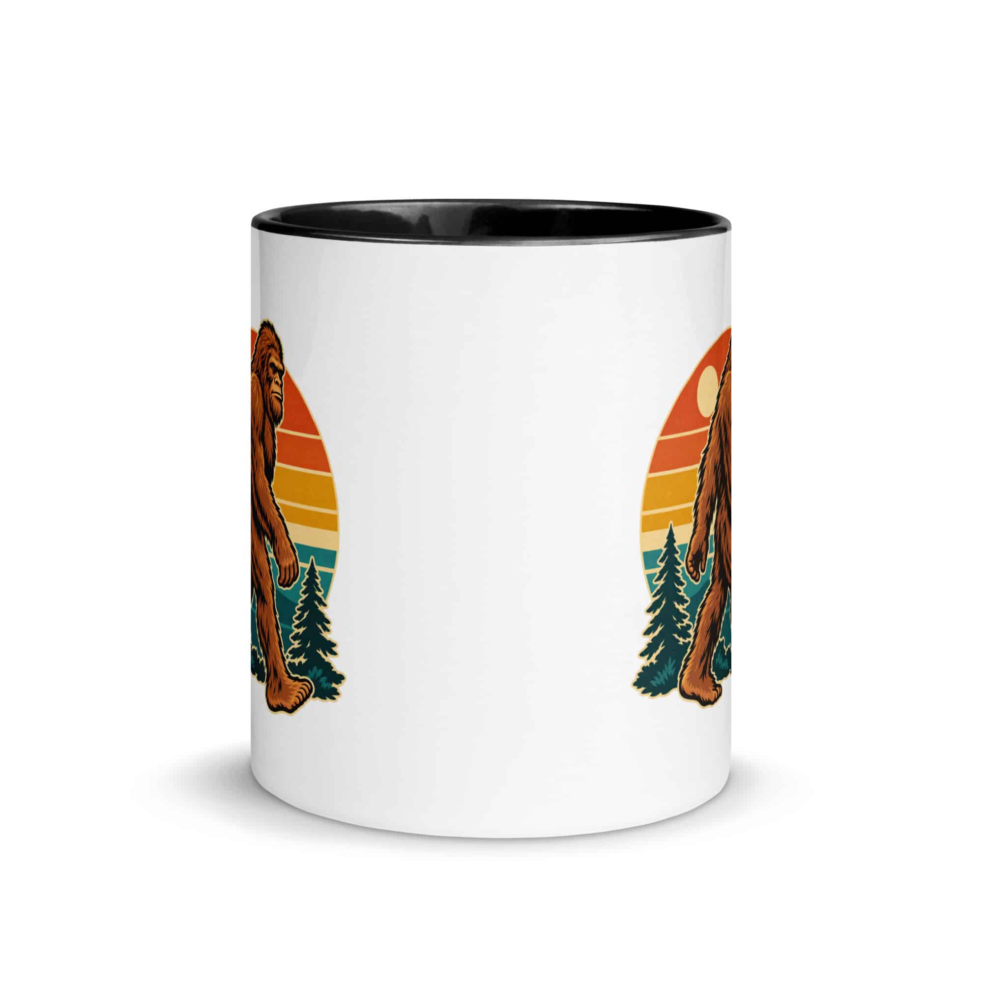 Retro Groove Bigfoot Color Inside Mug