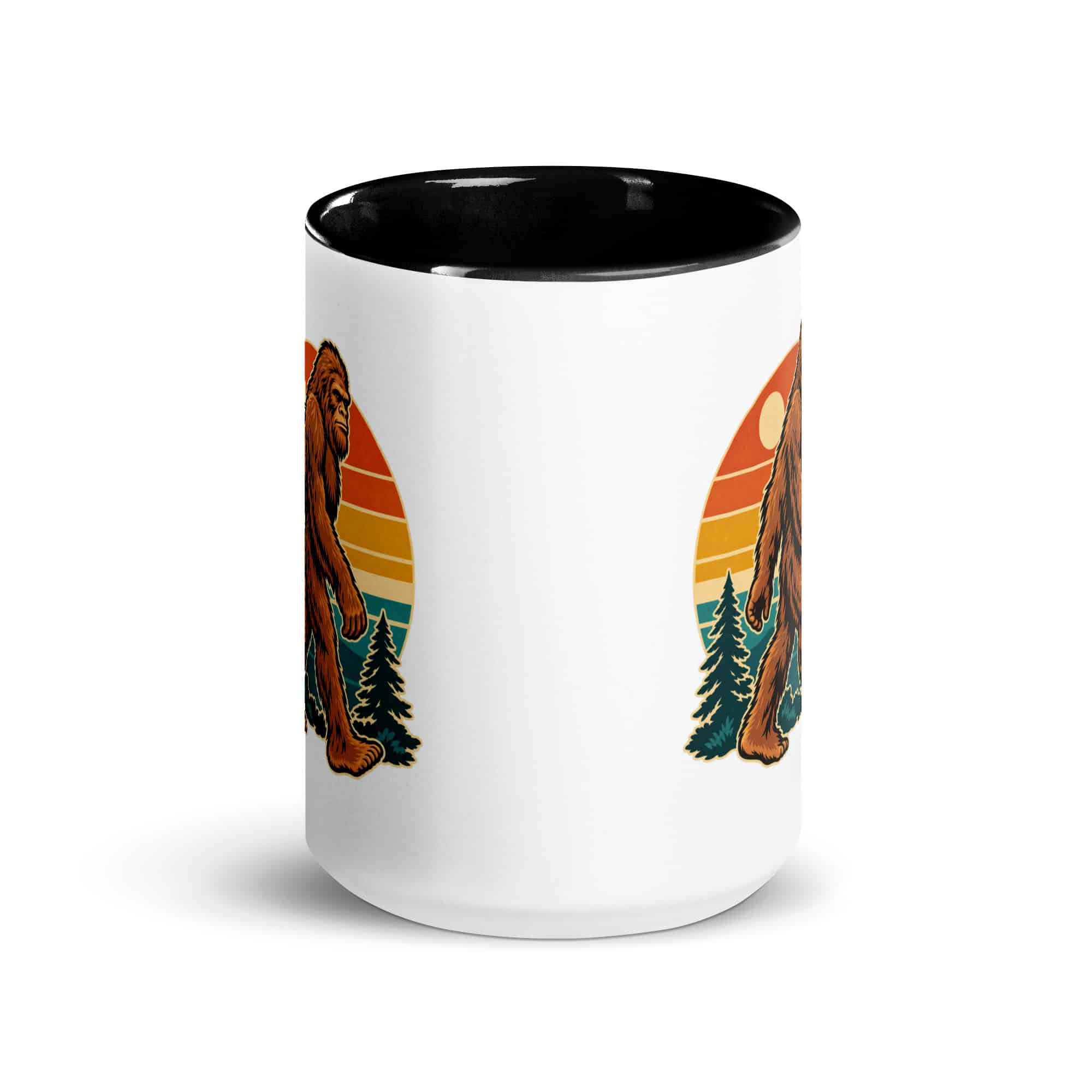 Retro Groove Bigfoot Color Inside Mug