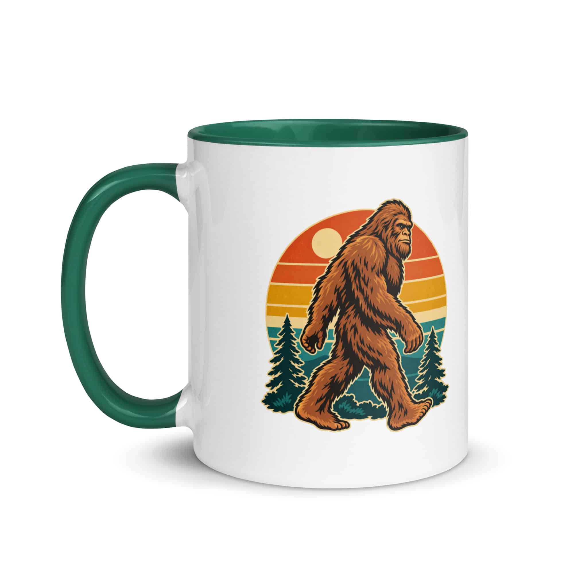 Retro Groove Bigfoot Color Inside Mug