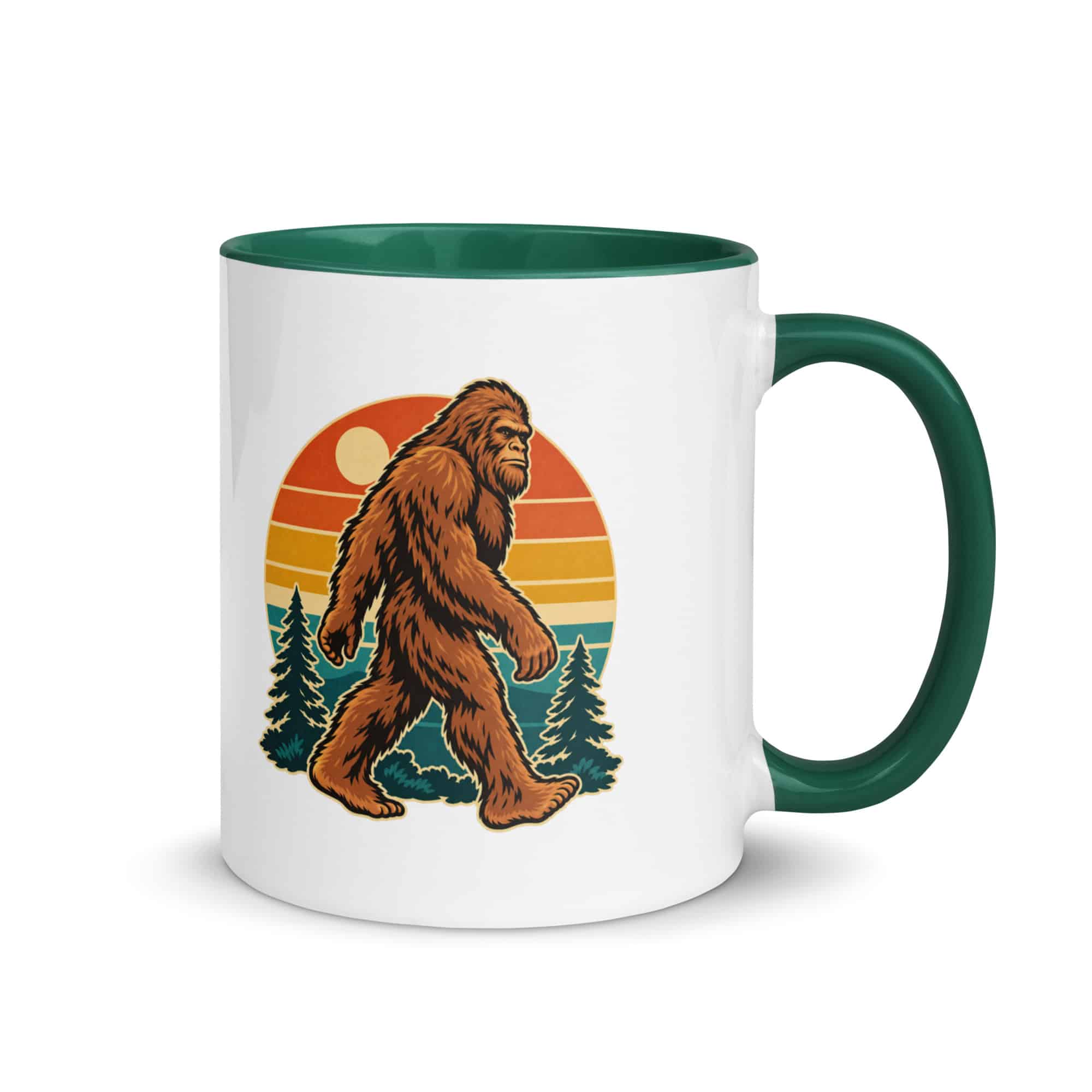 Retro Groove Bigfoot Color Inside Mug