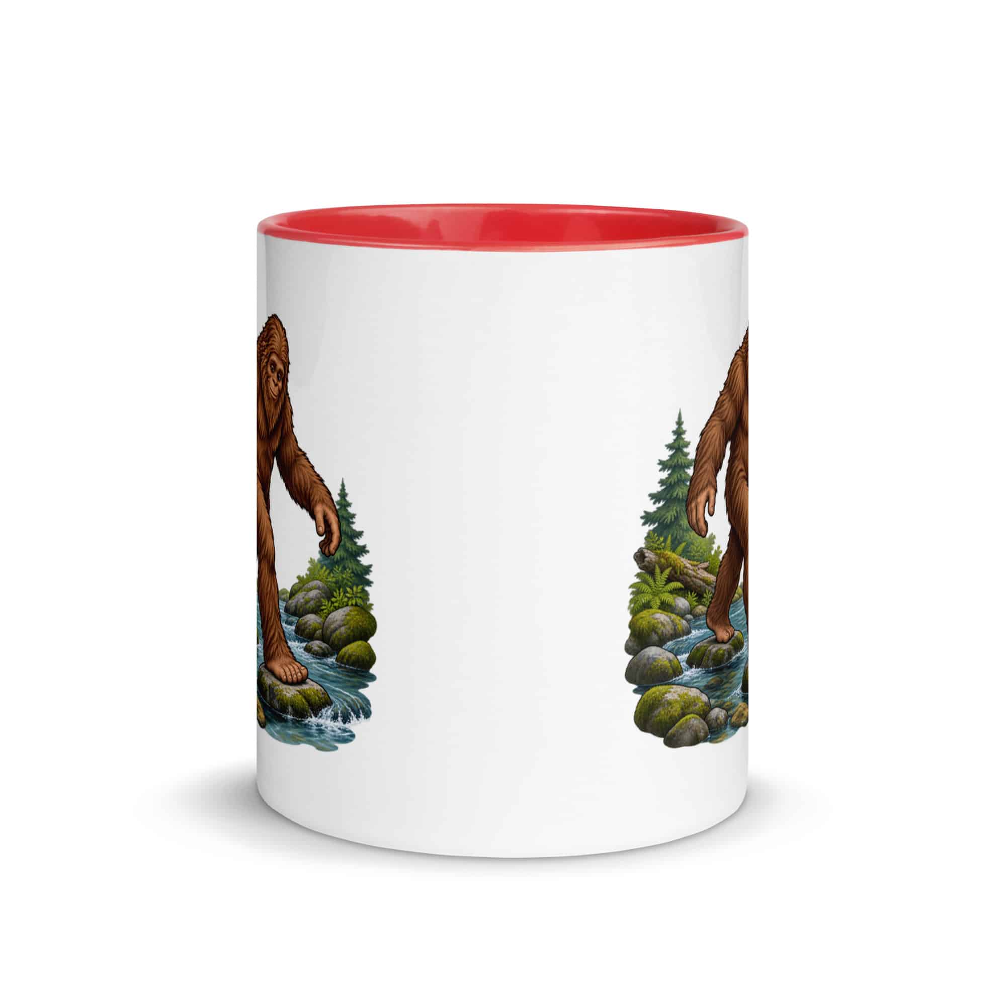 Creek Crossing Bigfoot Color Inside Mug