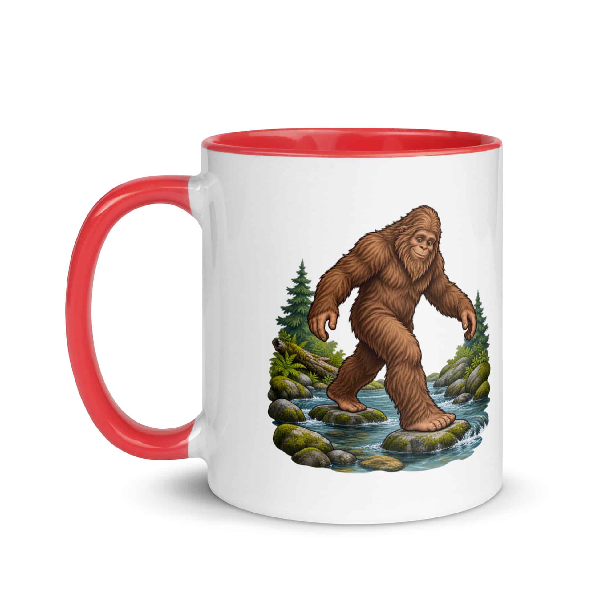 Creek Crossing Bigfoot Color Inside Mug