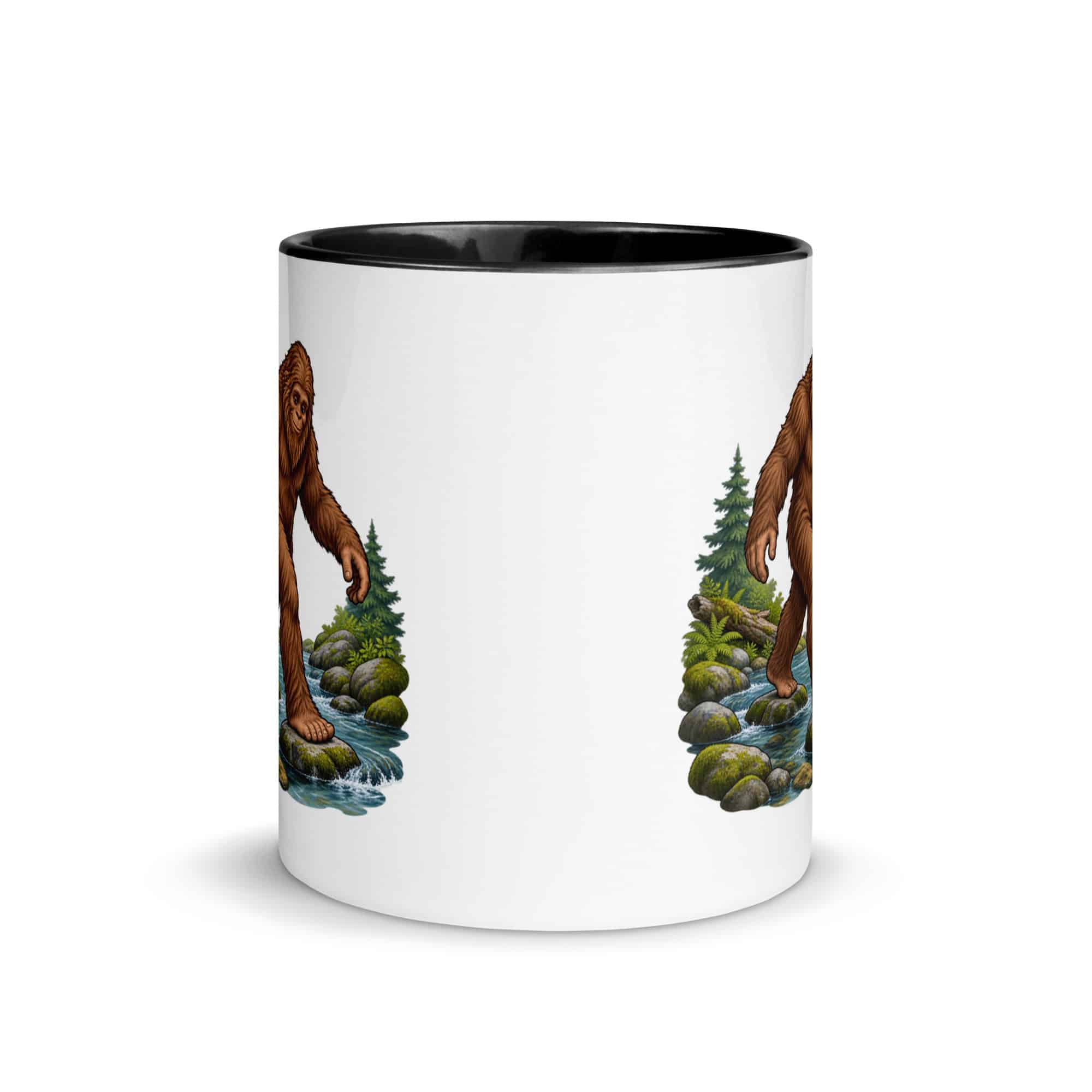 Creek Crossing Bigfoot Color Inside Mug