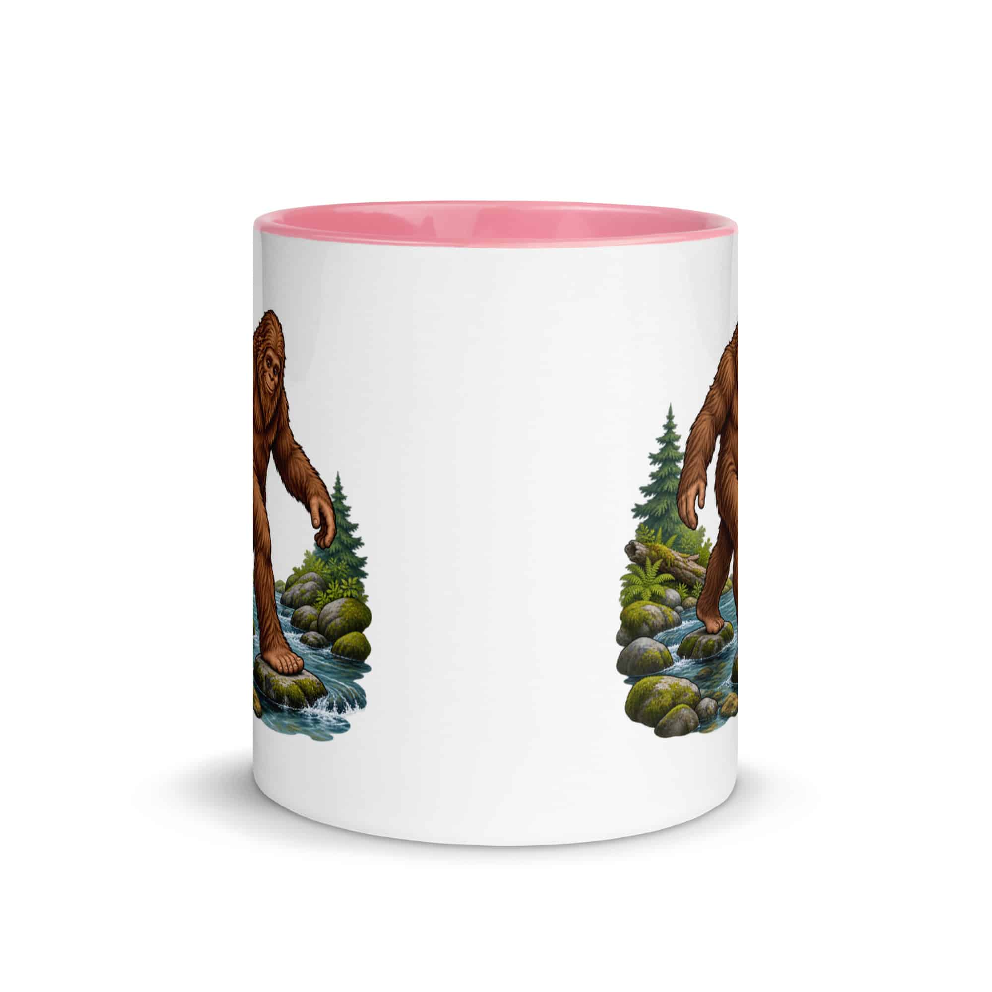 Creek Crossing Bigfoot Color Inside Mug