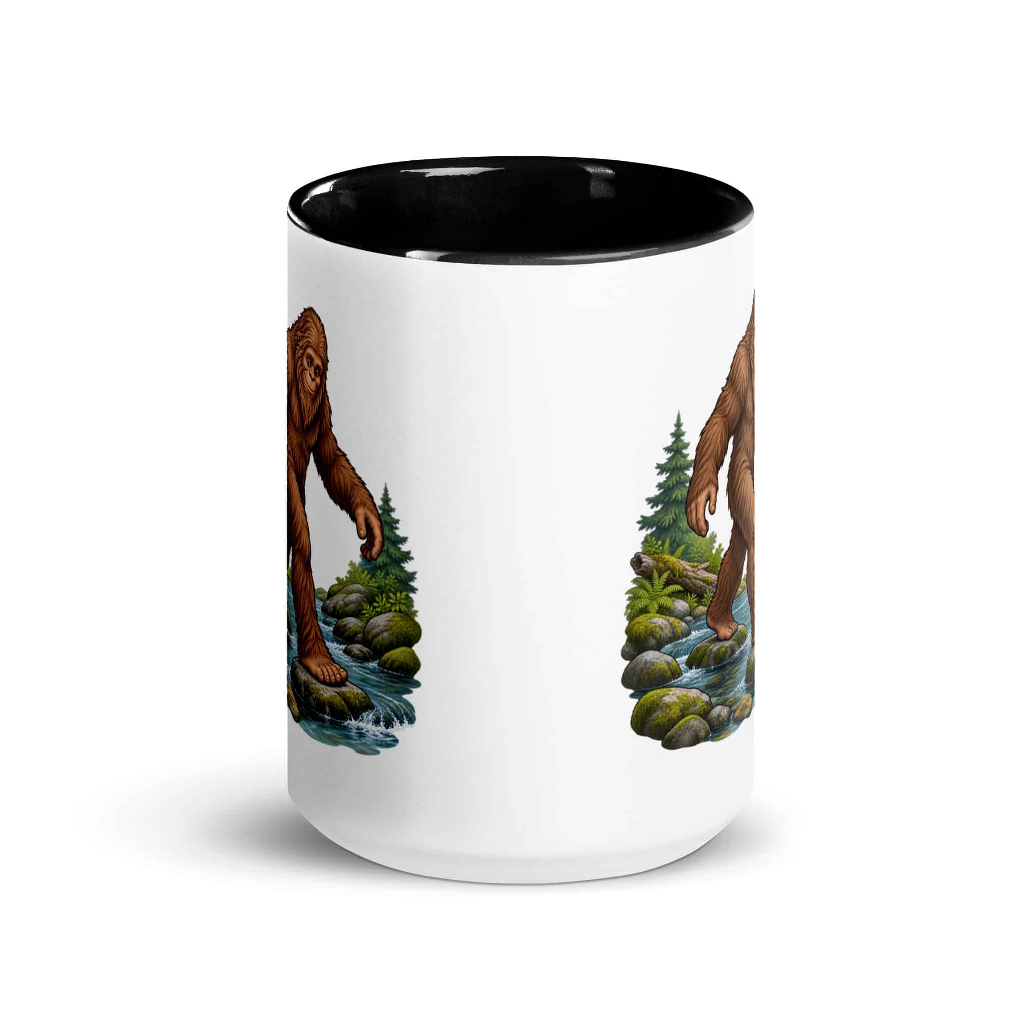 Creek Crossing Bigfoot Color Inside Mug