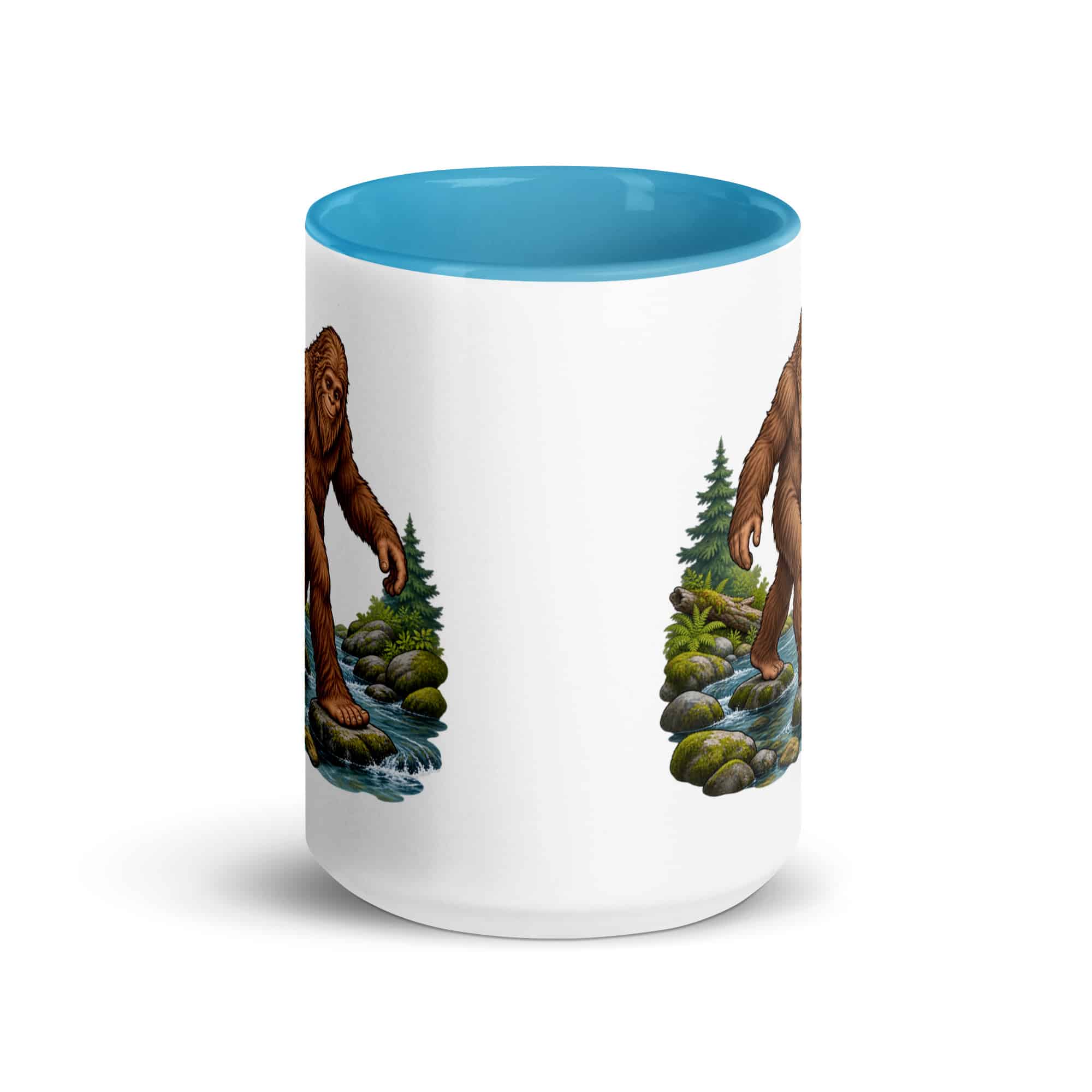 Creek Crossing Bigfoot Color Inside Mug