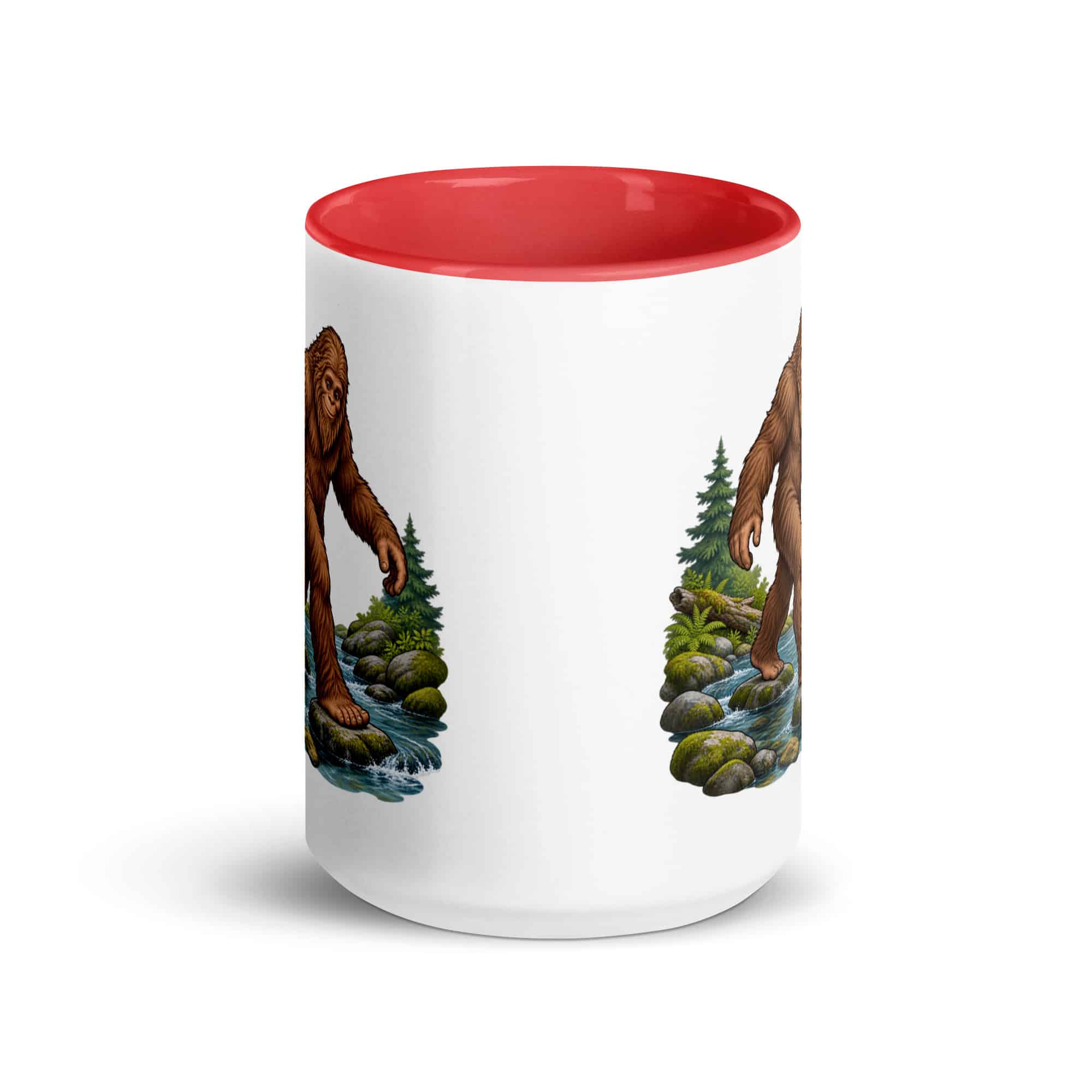 Creek Crossing Bigfoot Color Inside Mug