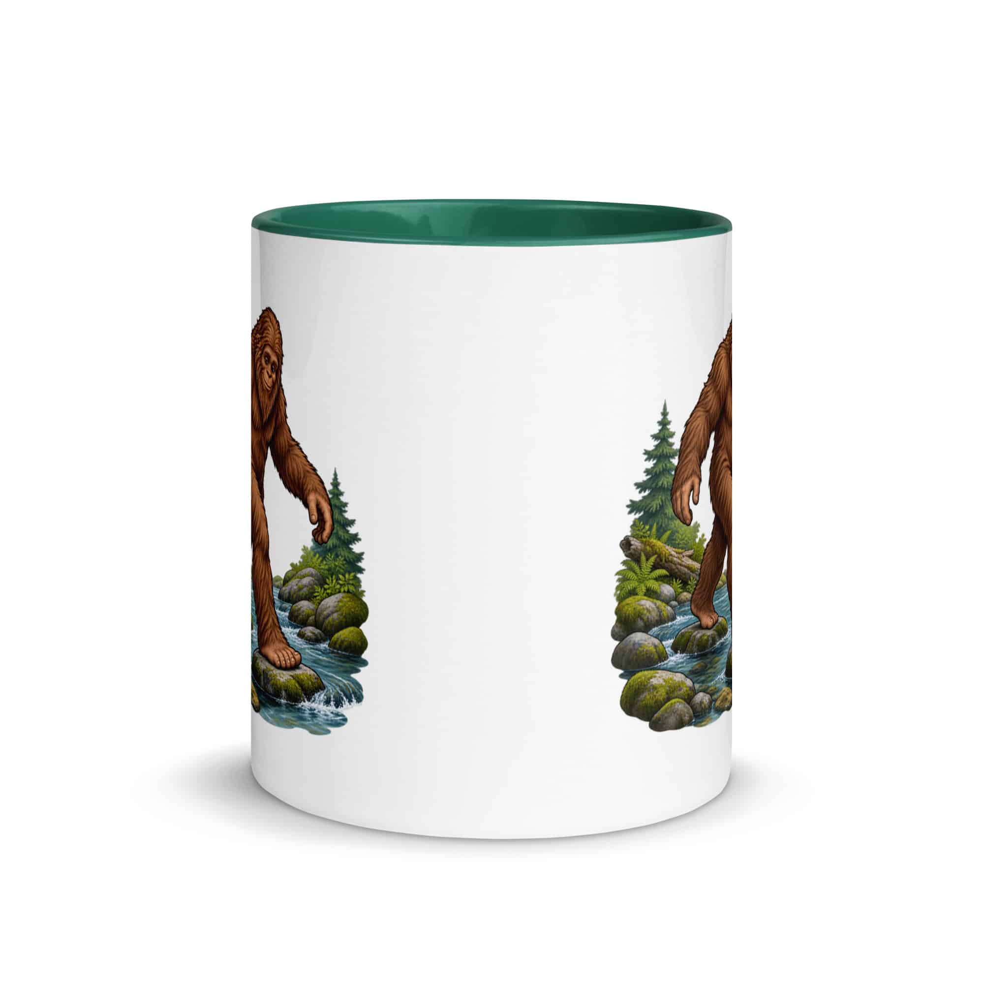 Creek Crossing Bigfoot Color Inside Mug