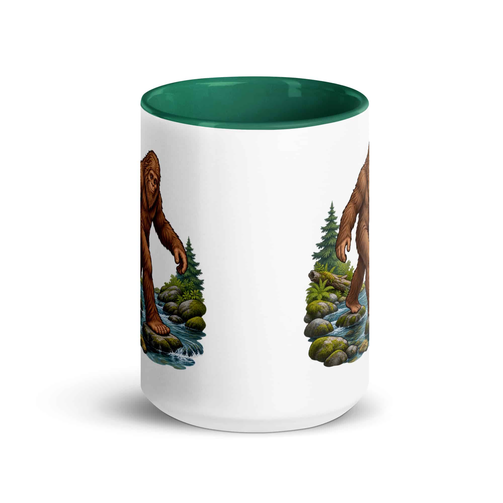 Creek Crossing Bigfoot Color Inside Mug