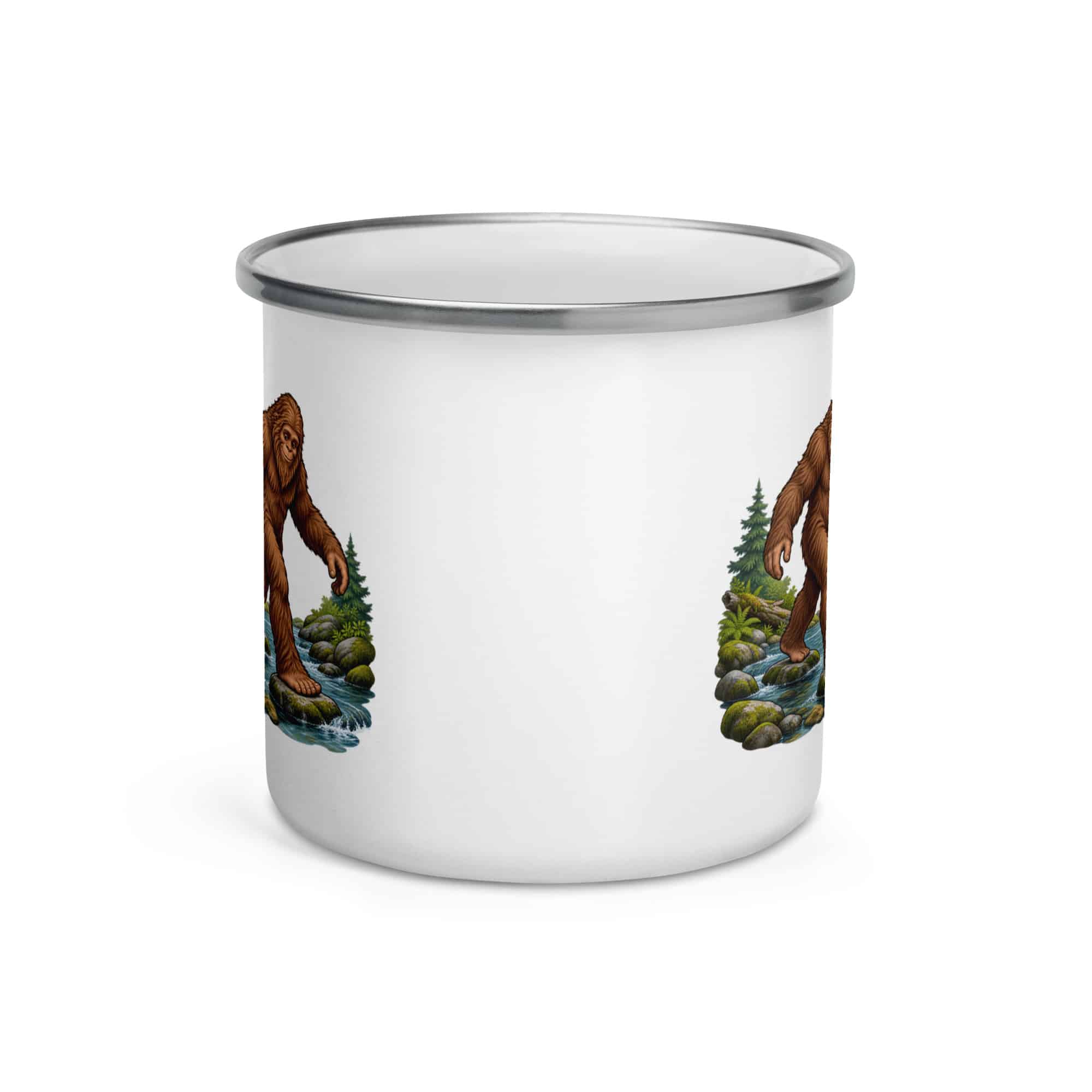 Bigfoot Creek Crossing Enamel Camp Mug