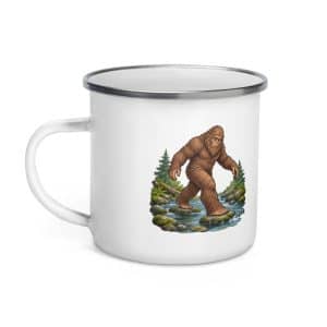 29 Bigfoot Creek Crossing Enamel Camp Mug - 12 oz - Left
