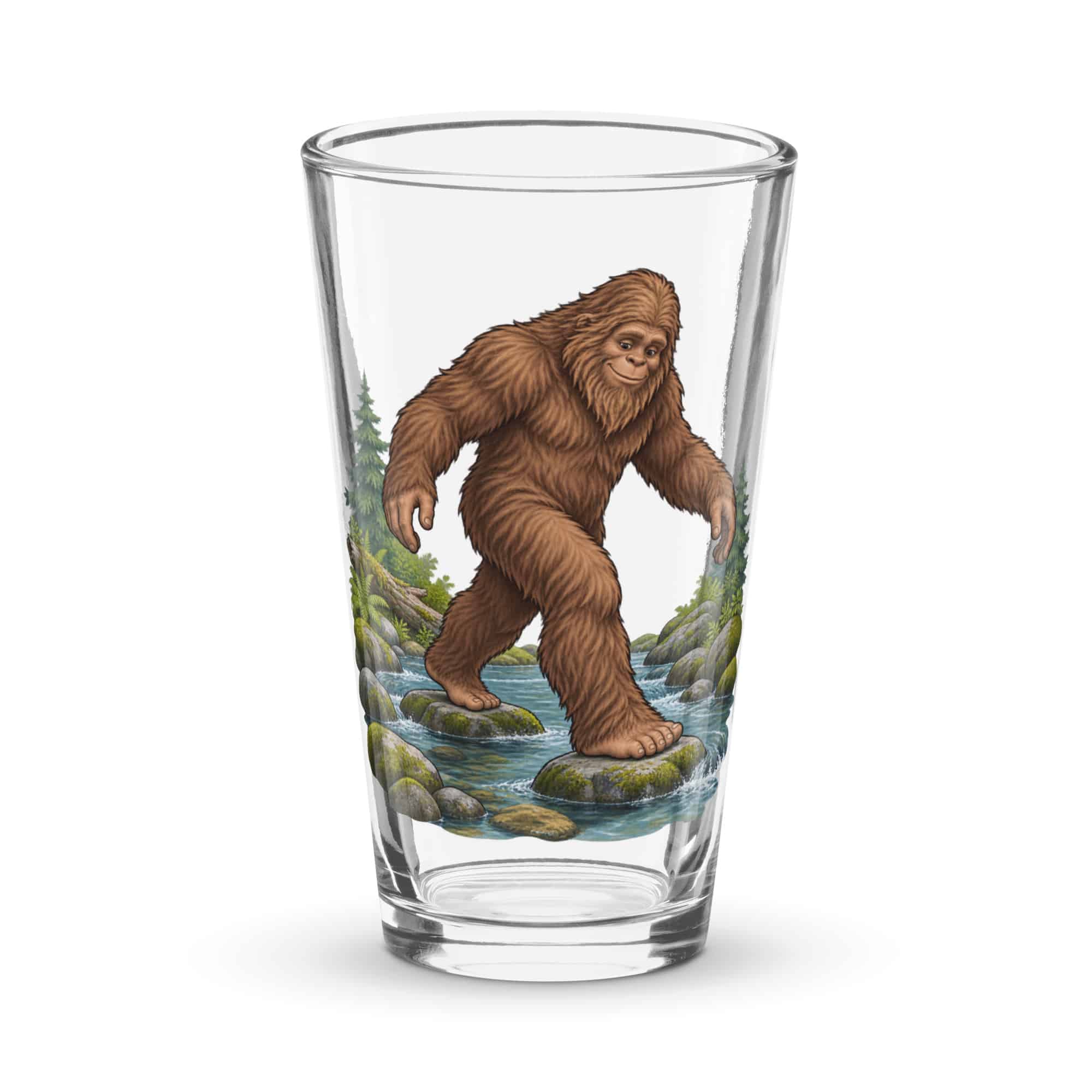 Creek Crossing Bigfoot Pint Glass