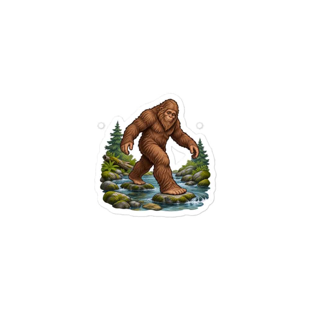 Bigfoot Creek Crossing Vinyl Sticker