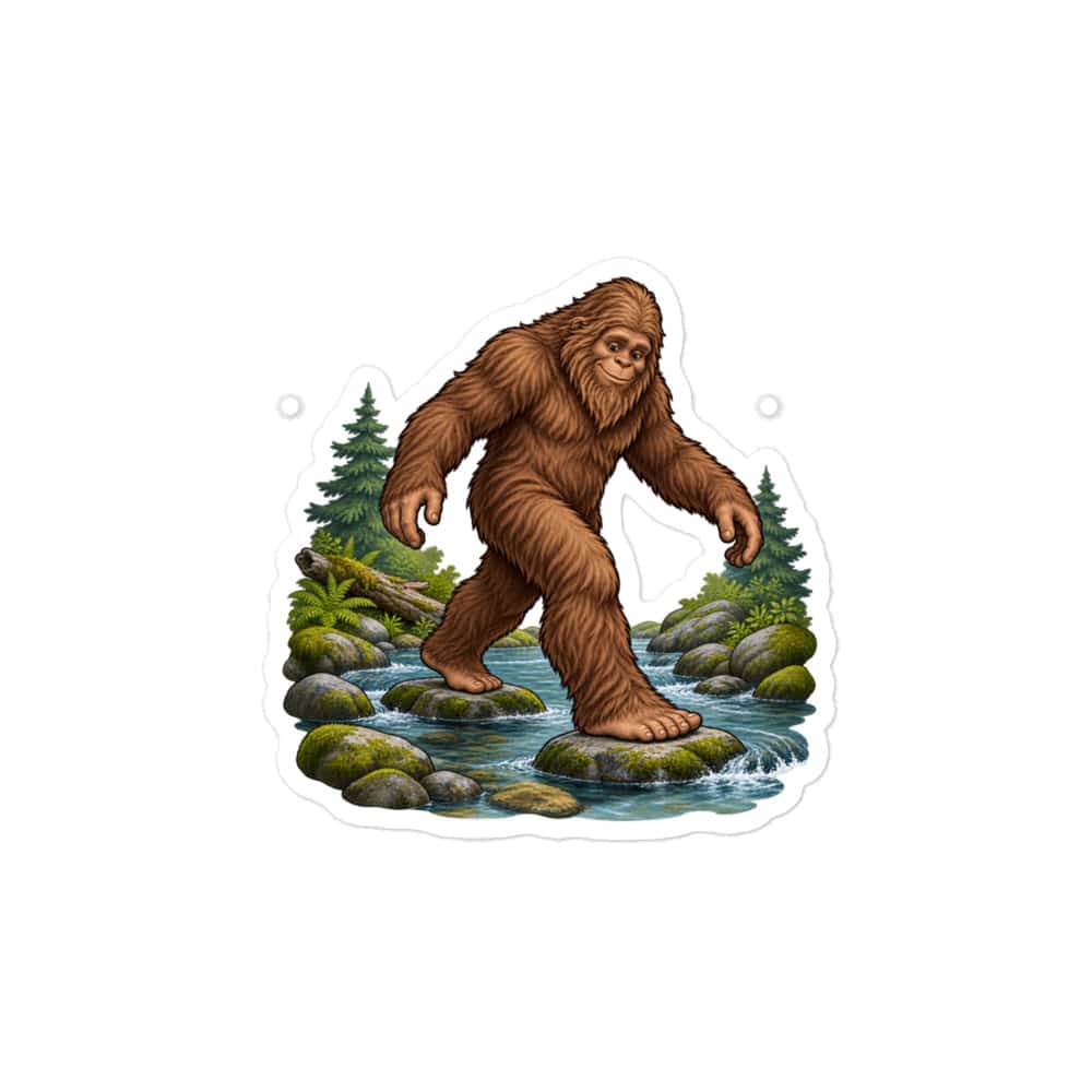 Bigfoot Creek Crossing Vinyl Sticker