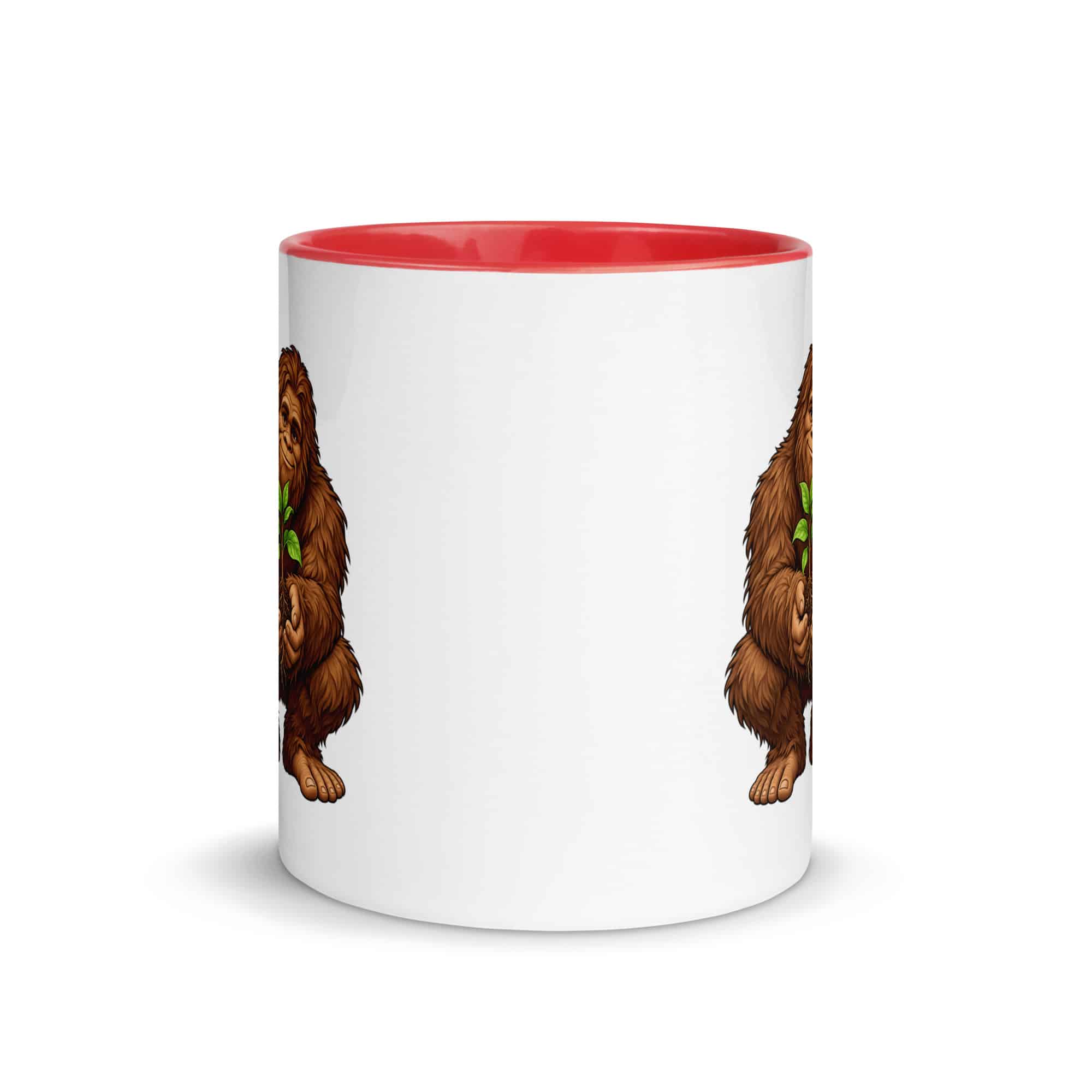 Forest Heart Bigfoot Color Inside Mug
